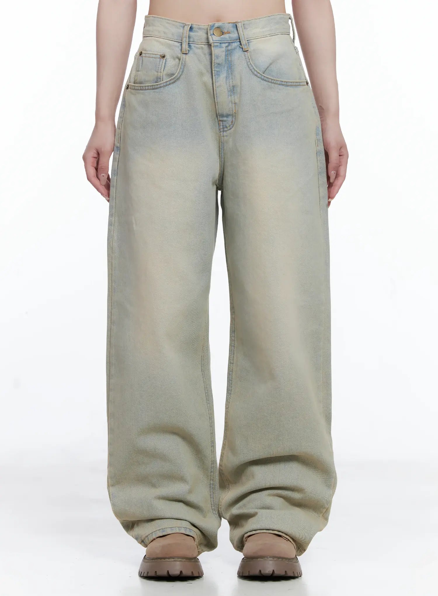 Lillie Light Wash Wide-Leg Jeans CS501
