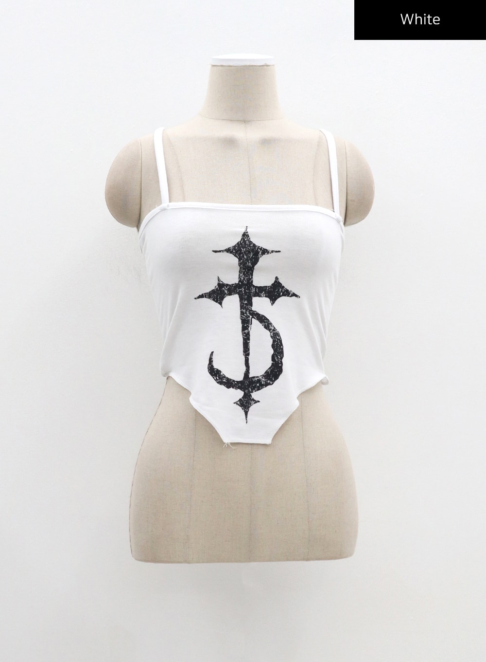 Thin Strap Graphic Top CM329