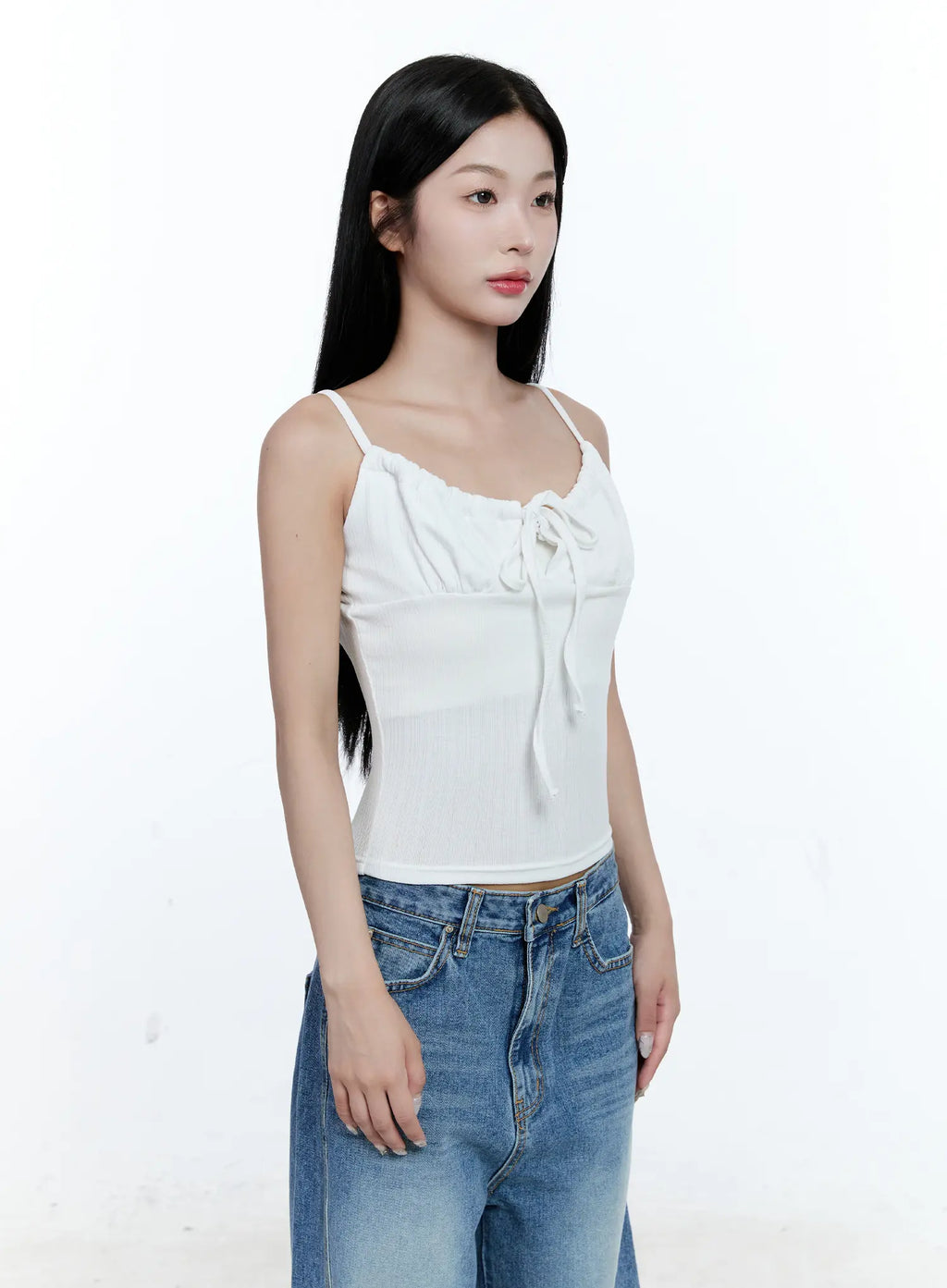 Ribbed Front-Tie Tank CG507