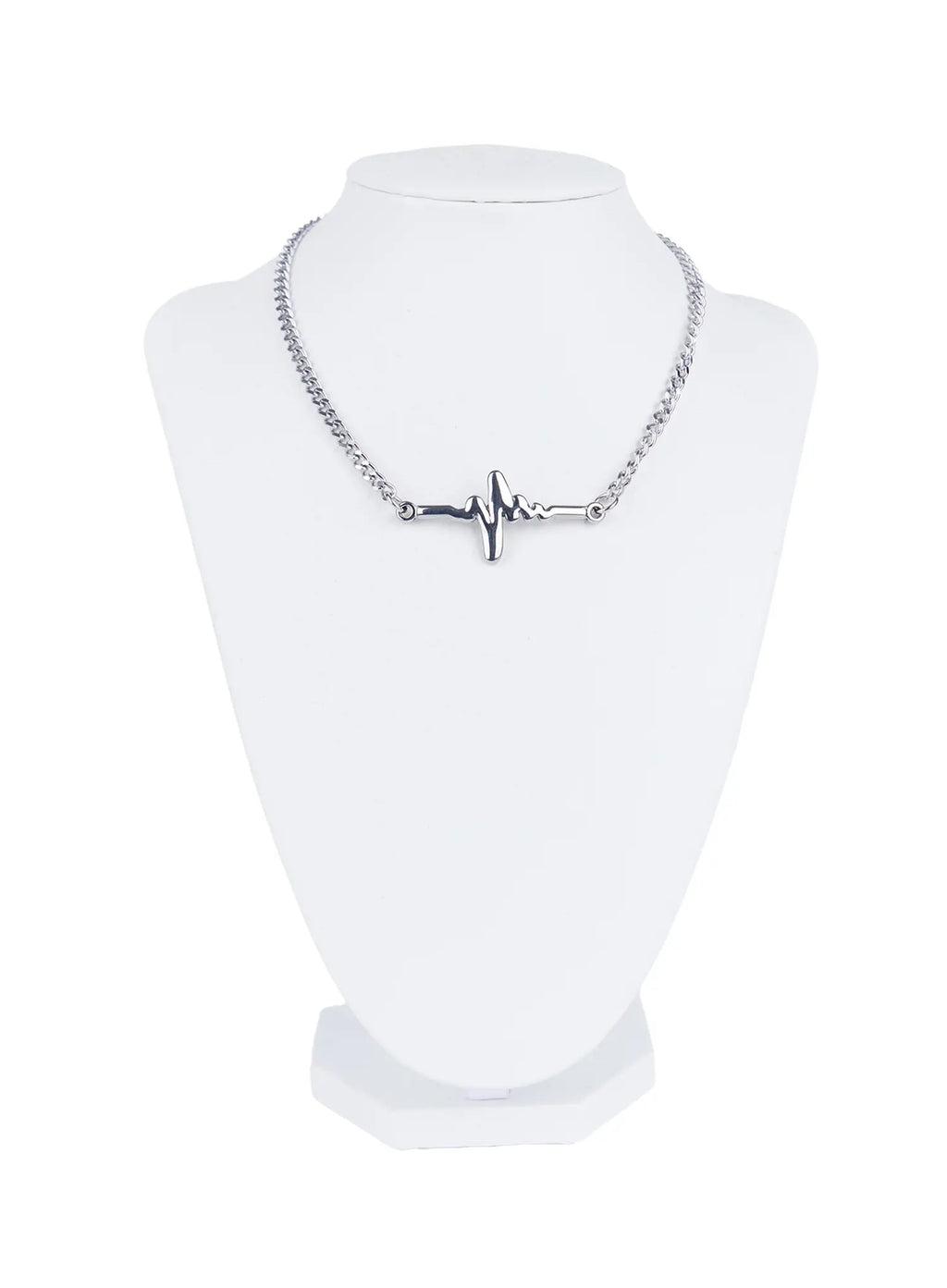 Heartbeat Pulse Line Necklace CL522