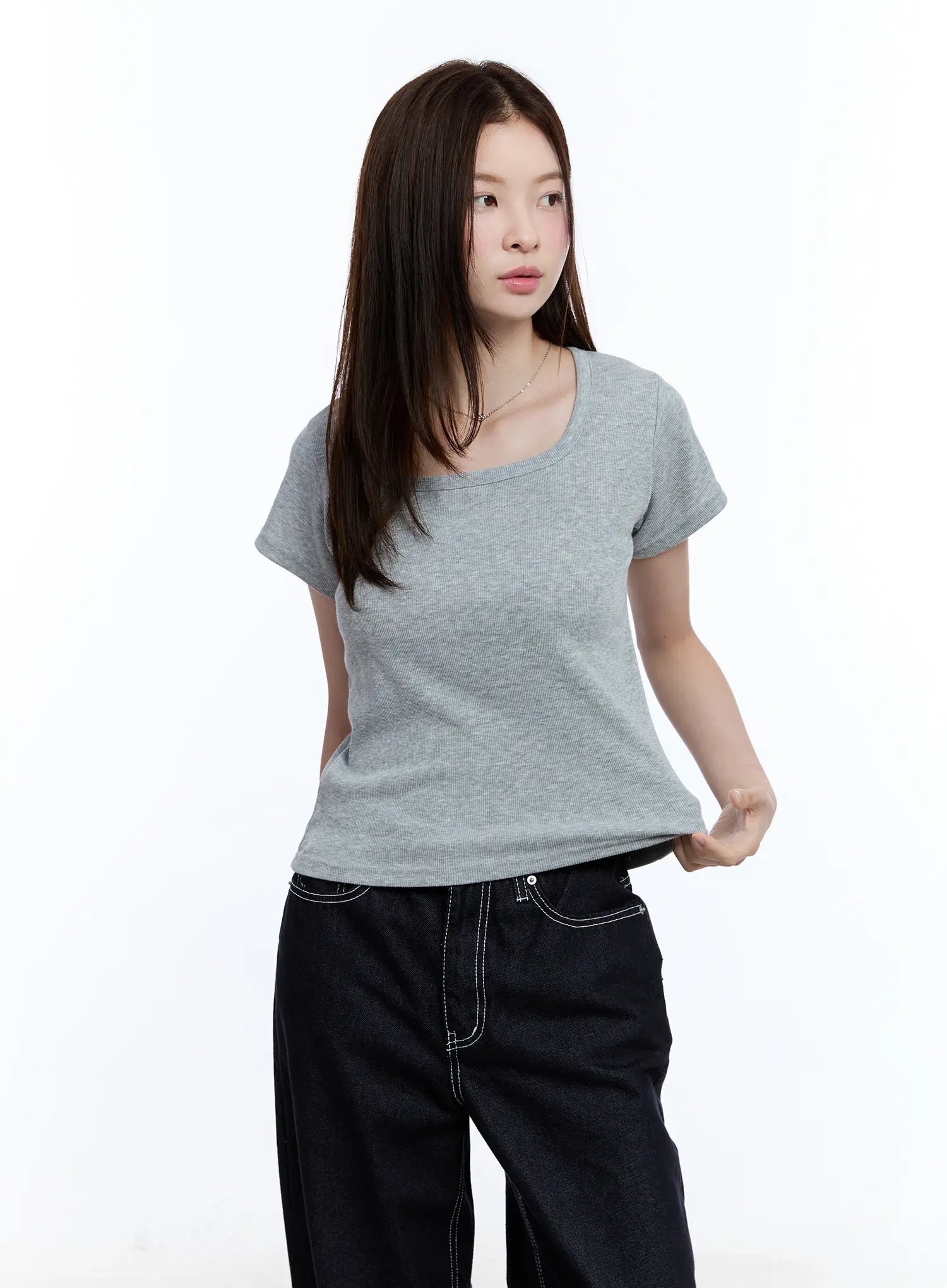 Essential Square Neck Tee CU513