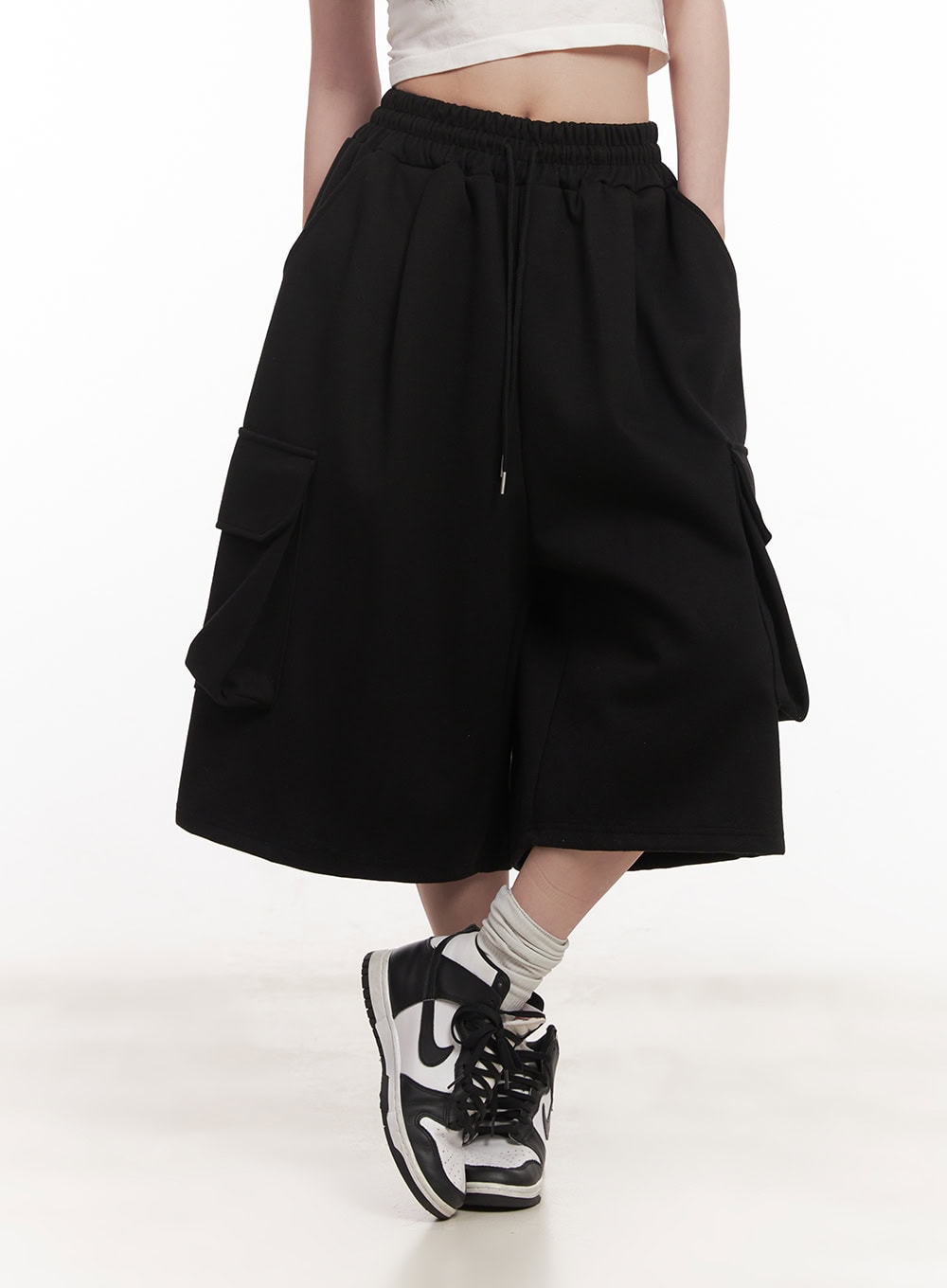 Cargo Oversized Bermuda Sweatshorts CM518