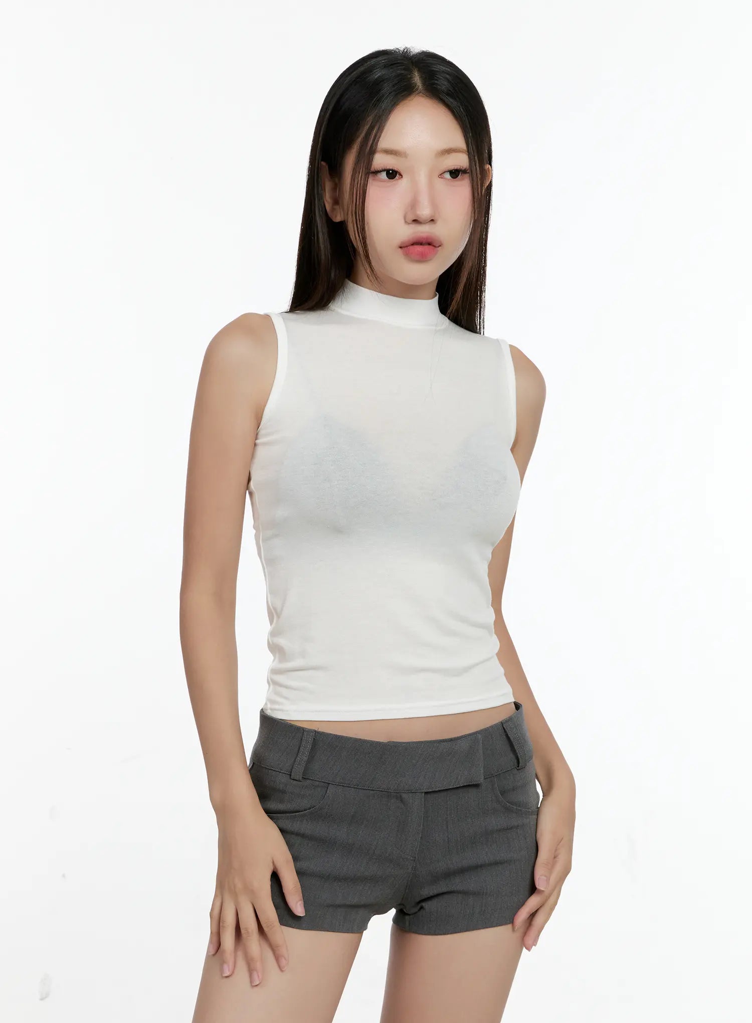 Mock Neck Tank Top CG501