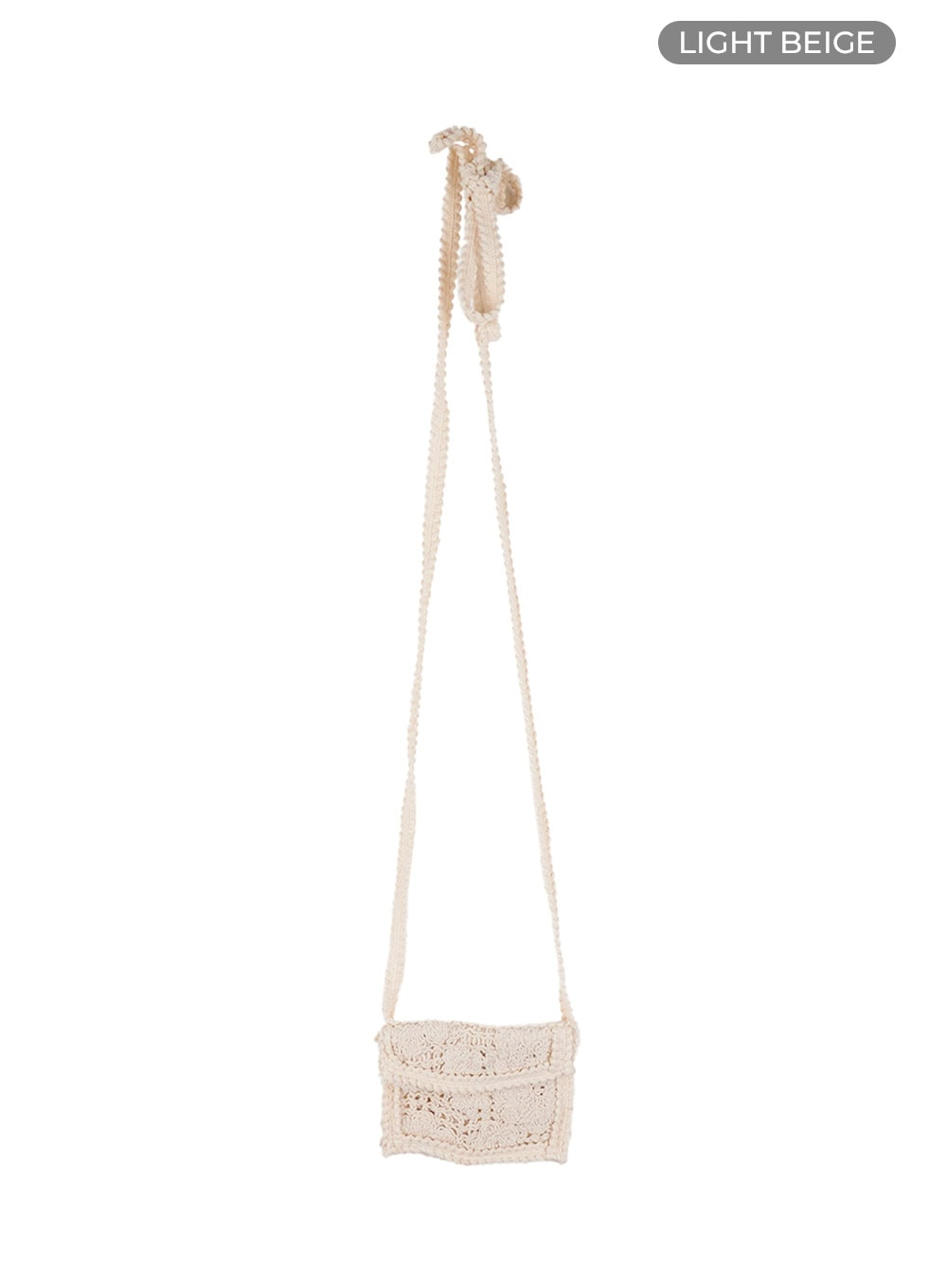 Elegant Lace Cotton Belt with Pocket CS410