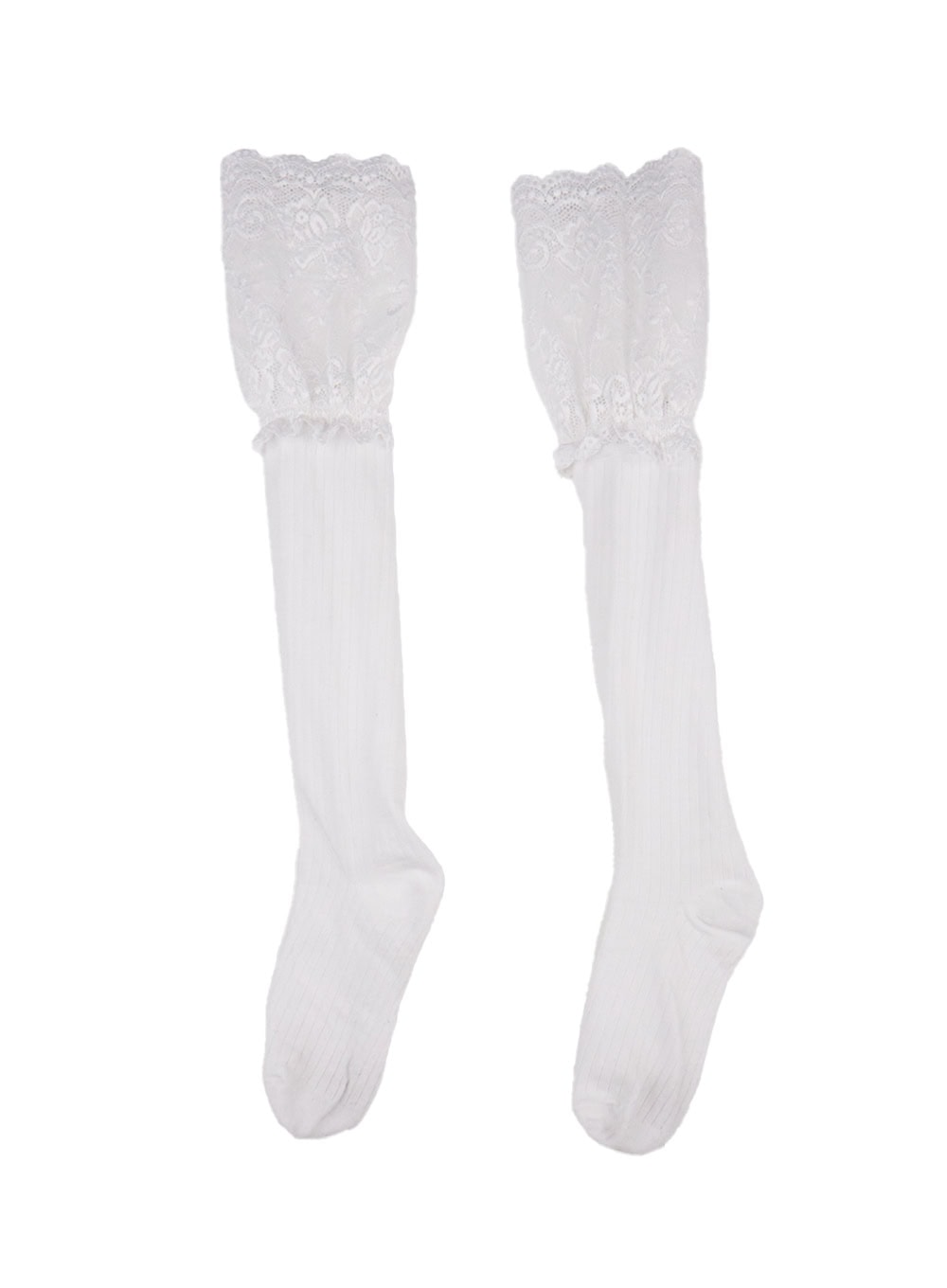 Lace Knee High Socks CN427