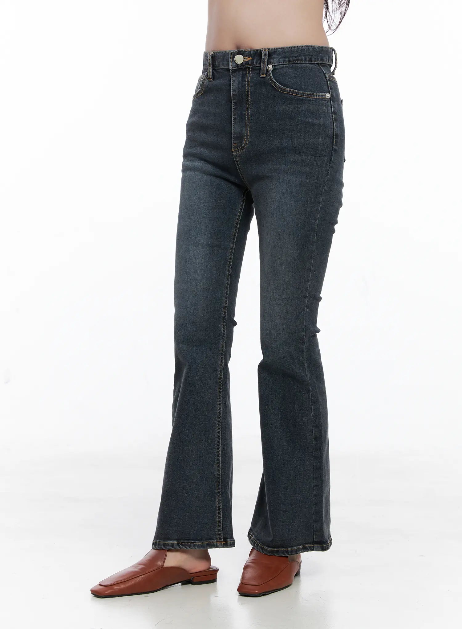 Amaya High Waist Bootcut Jeans CS523