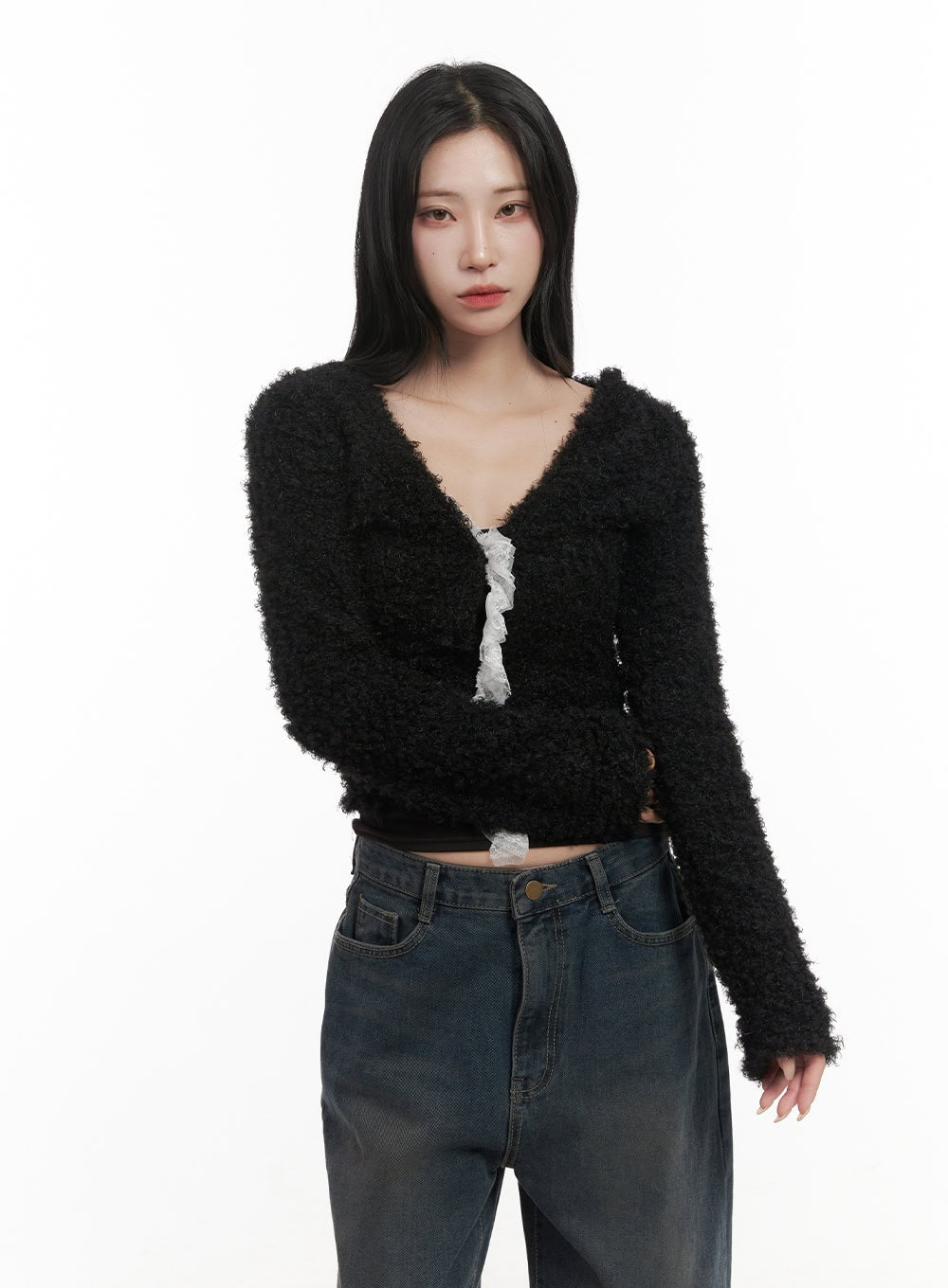 Soft Touch Cropped Cardigan CD406