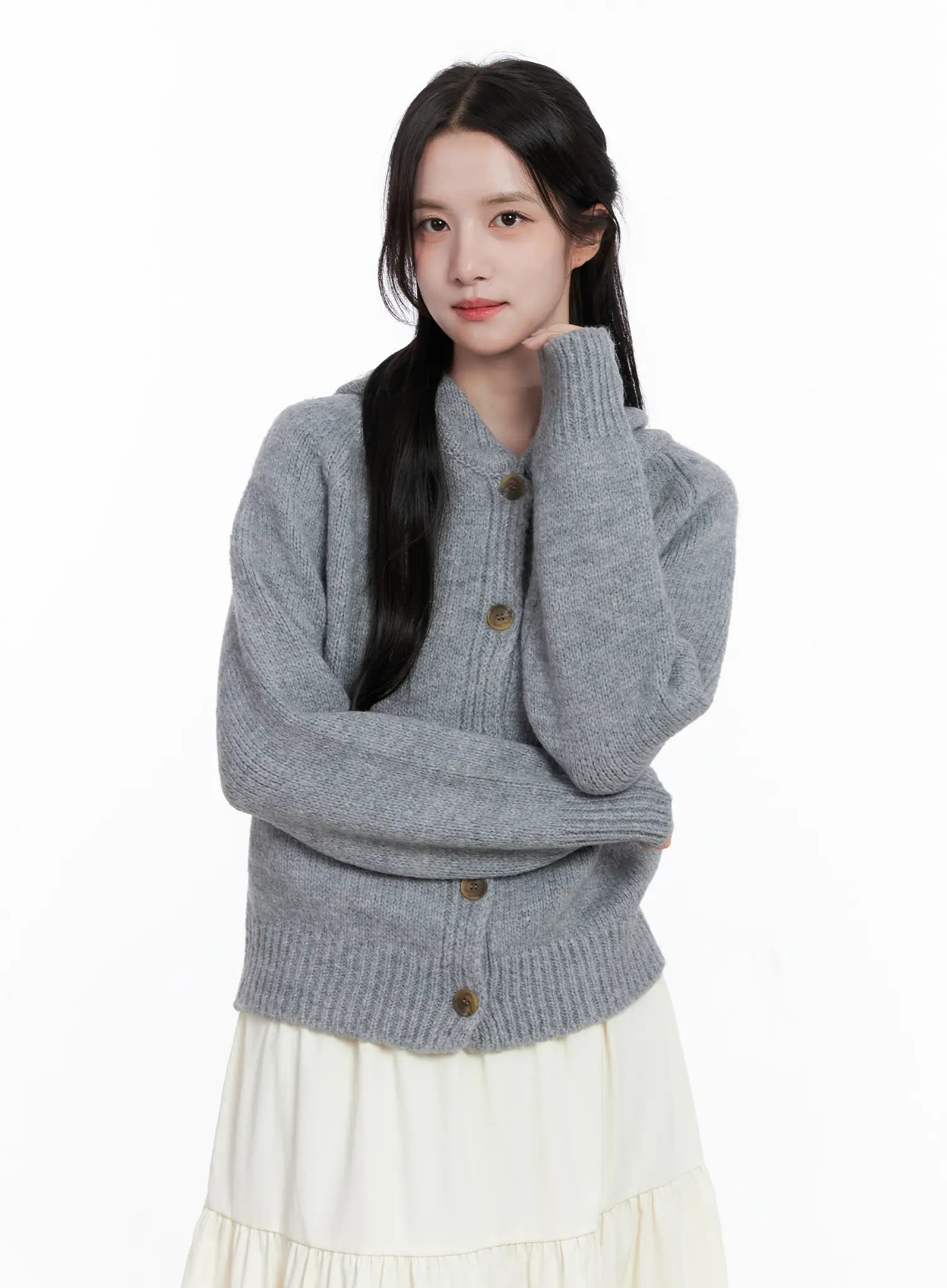 Zip-Up Hoodie Knit CS523