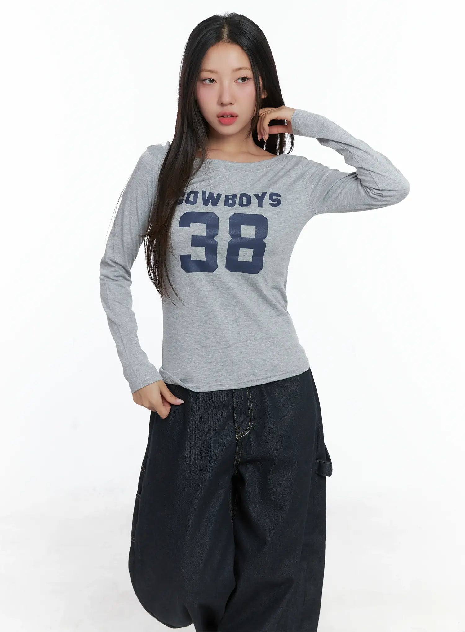 Cowboys Graphic Long Sleeve Tee CS503