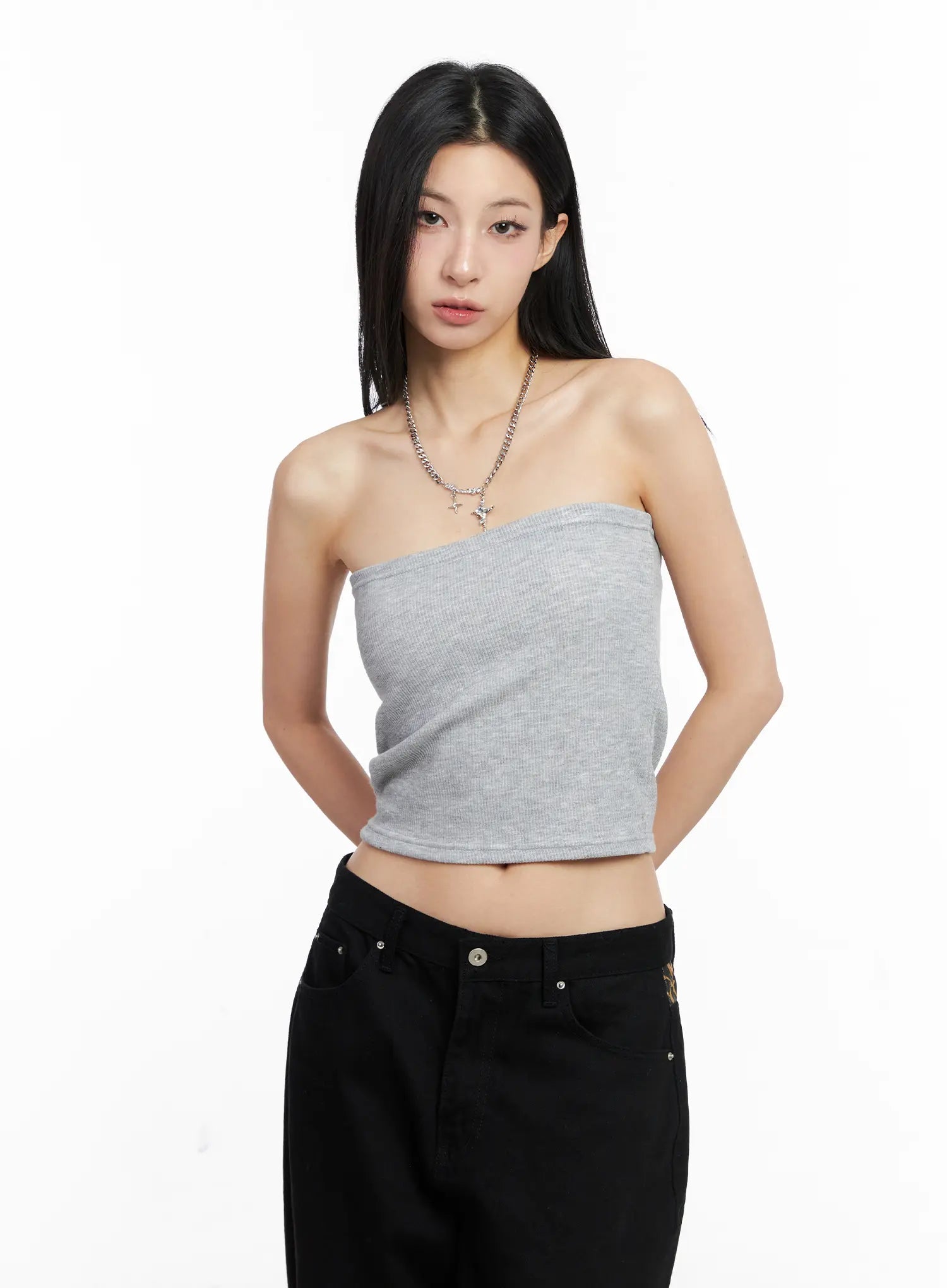 Basic Ribbed Tube Top CC1109