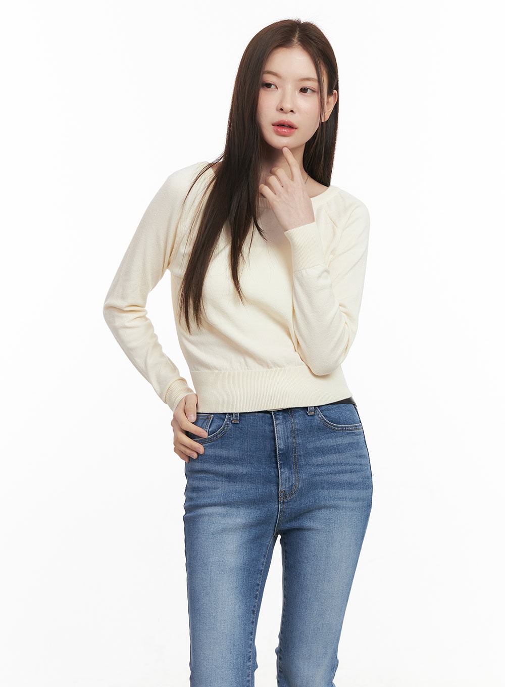 Essential Boat-Neck Sweatshirt CM511