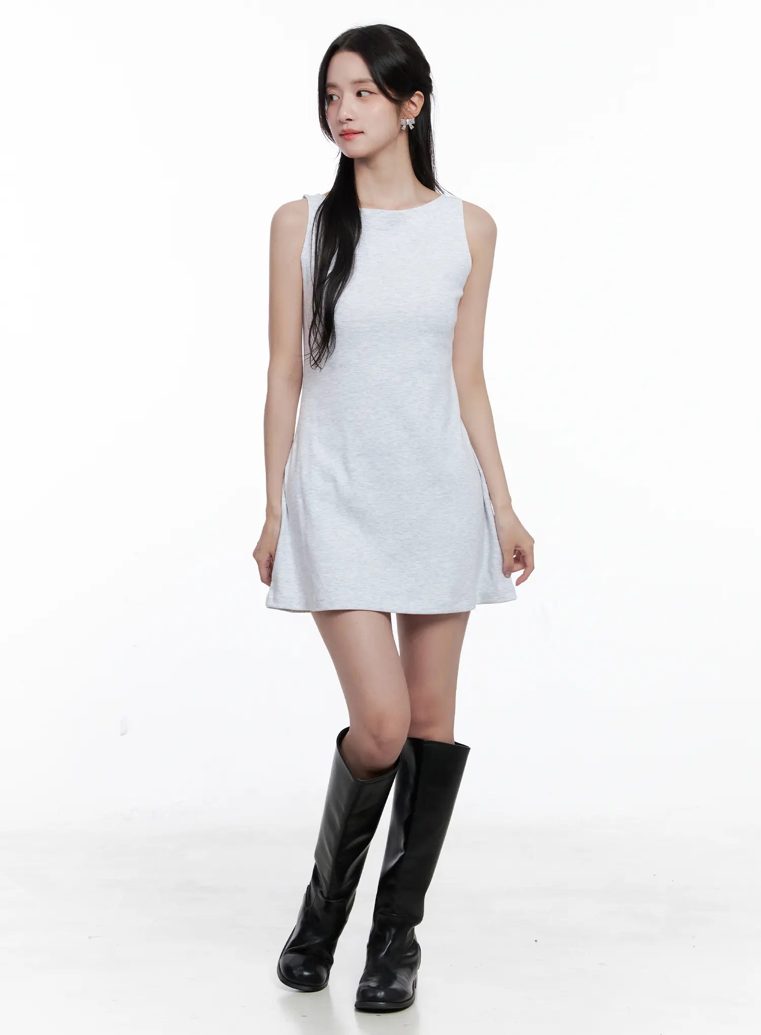 Elegant Sleeveless Mini Dress CS519