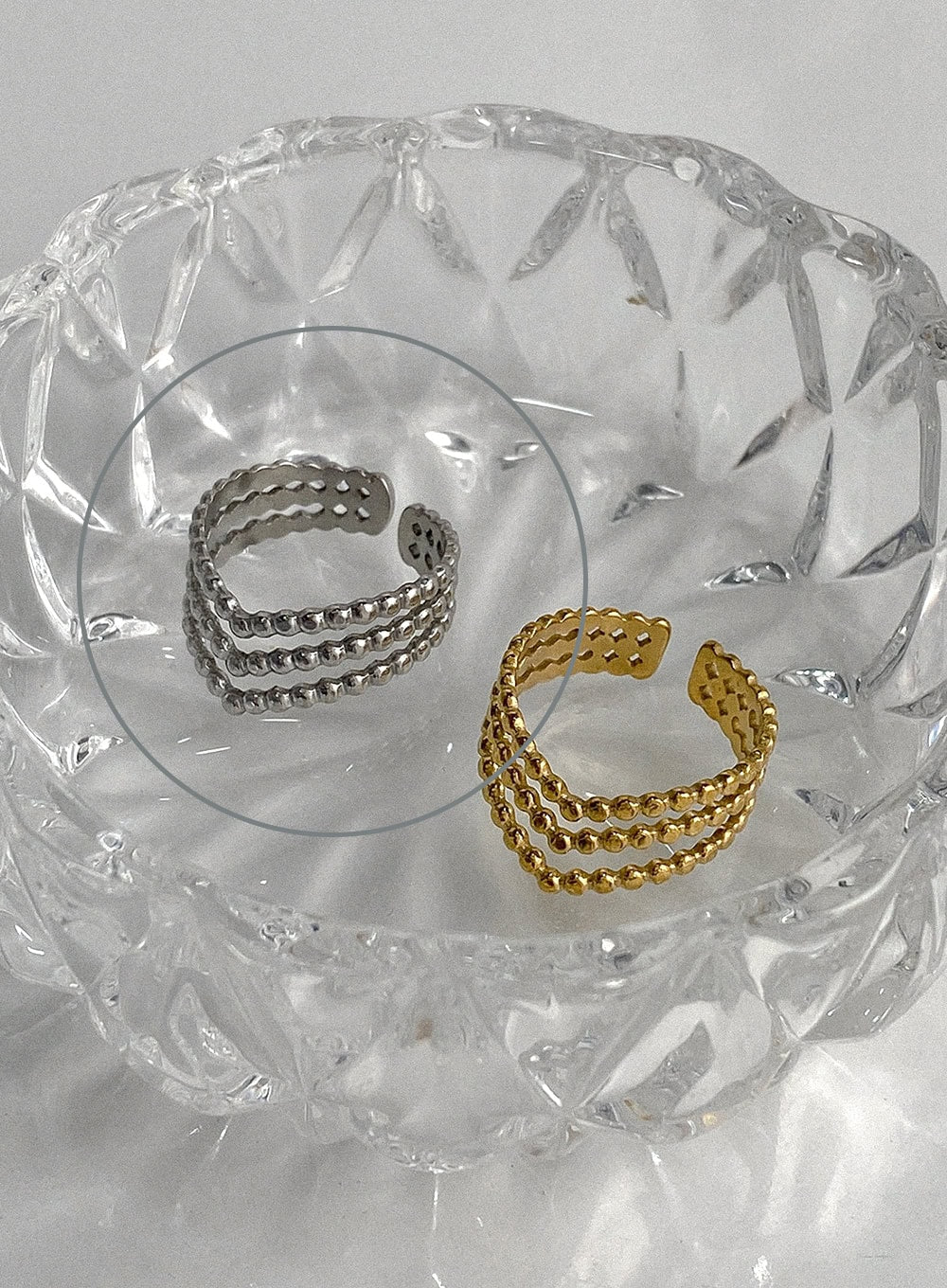 Mozart Triple Point Ring IA524