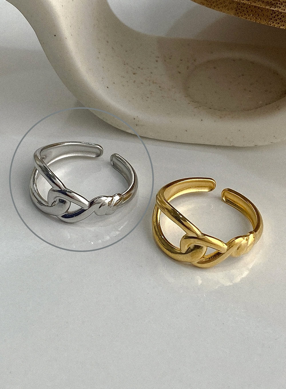 Monroe Soft Knot Ring IA524