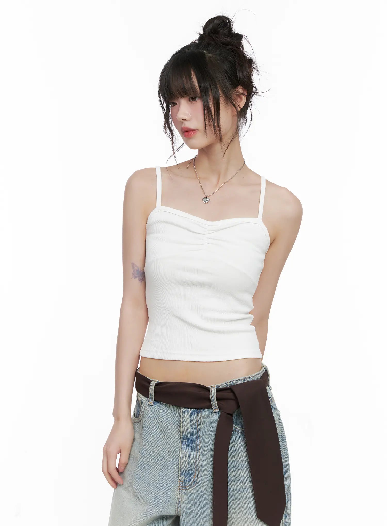 Ribbed Crop Tank Top CG519