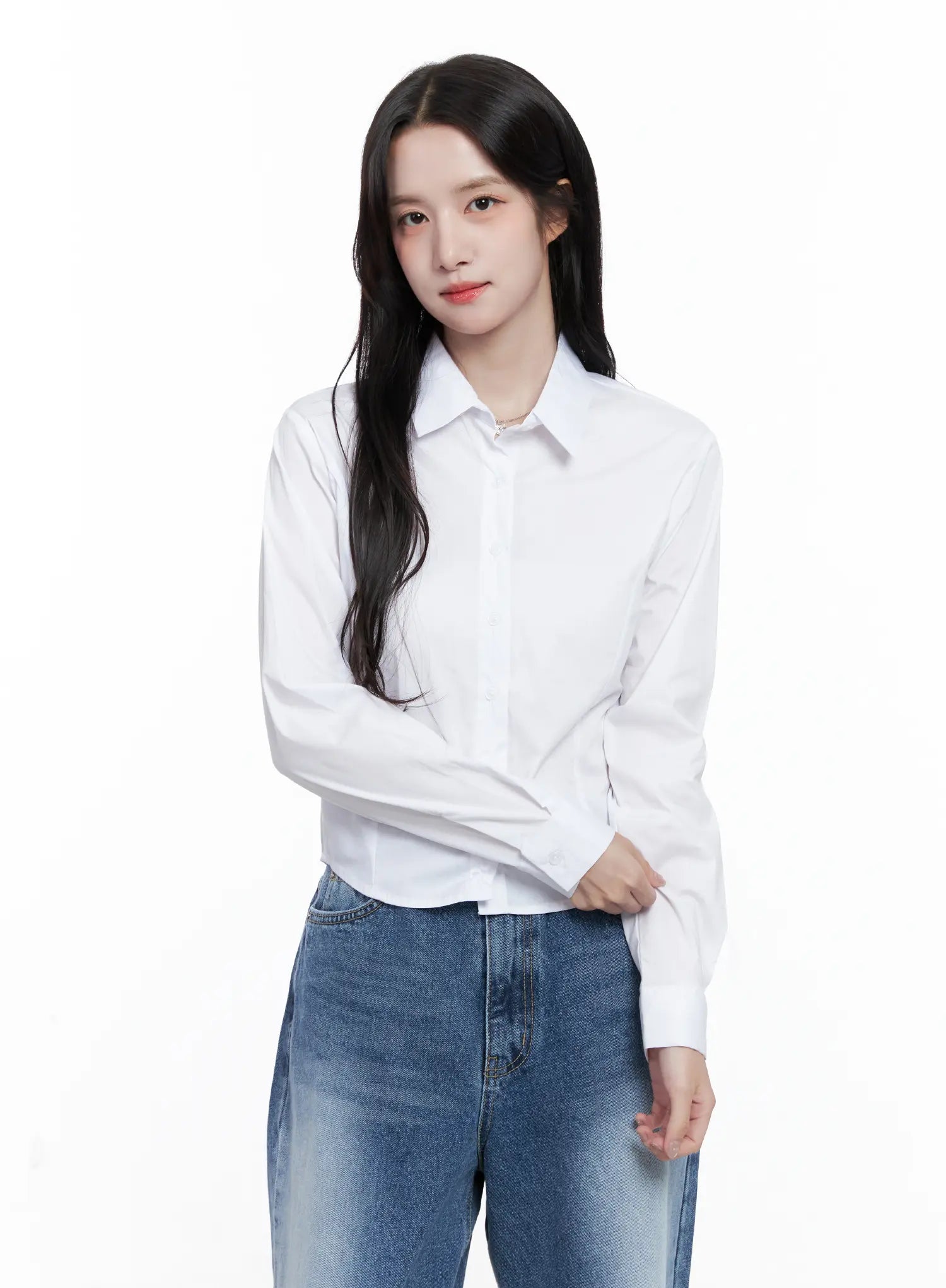 Slim Fit Button-Up Shirt CS519