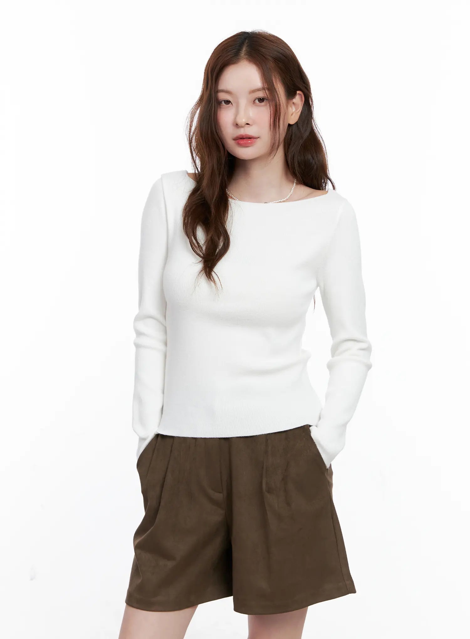 Loose Fit Boat Neck Knit CG520