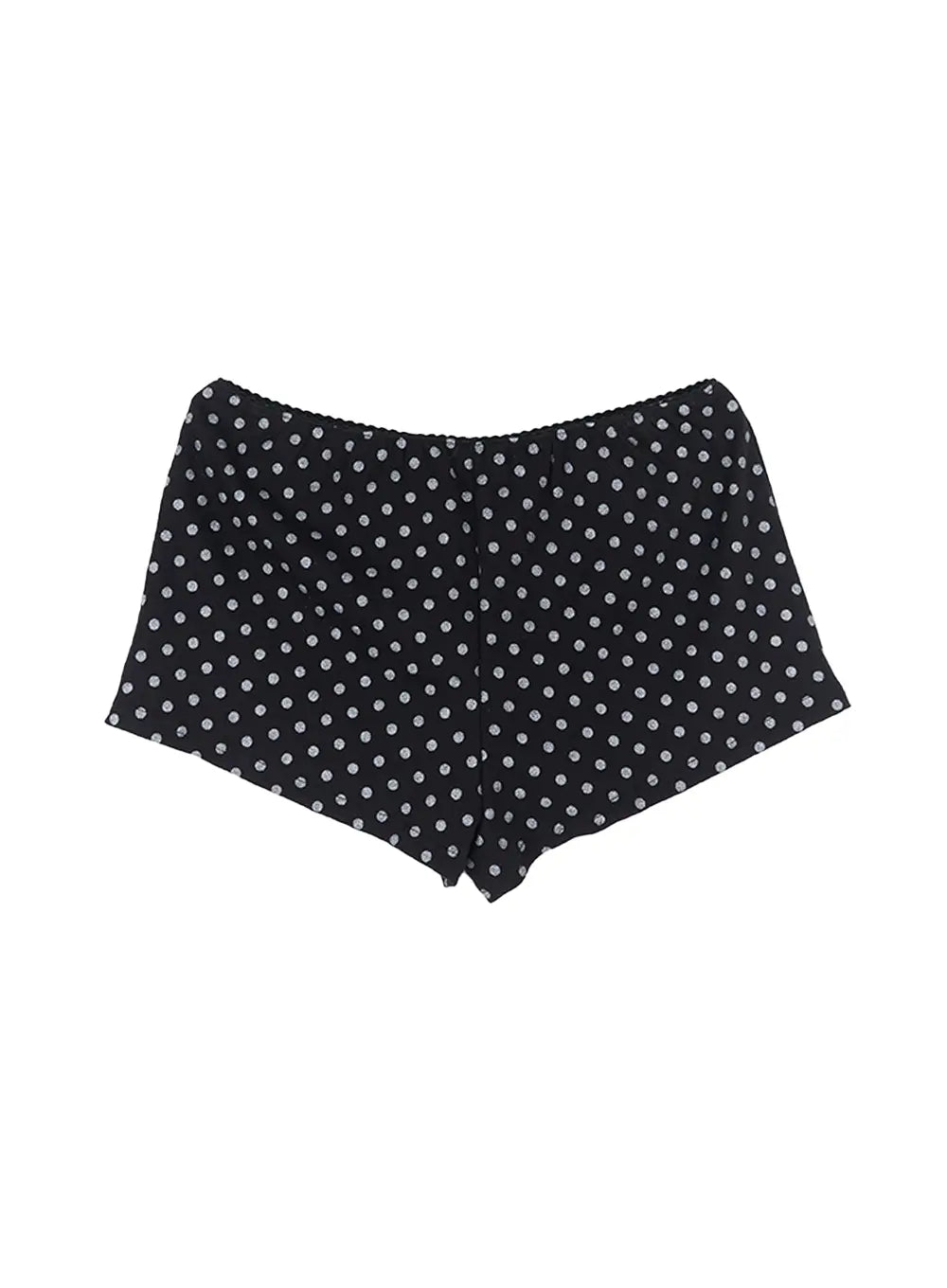 Polka Dot Ruffle Detail Shorts CL504
