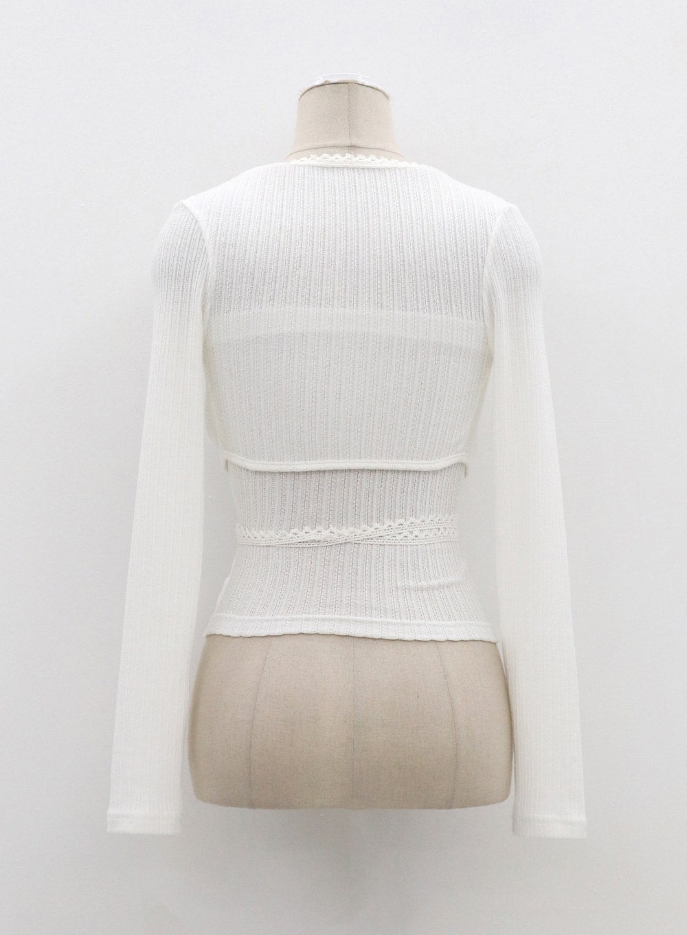 Lace Top And Cardigan Set CM324