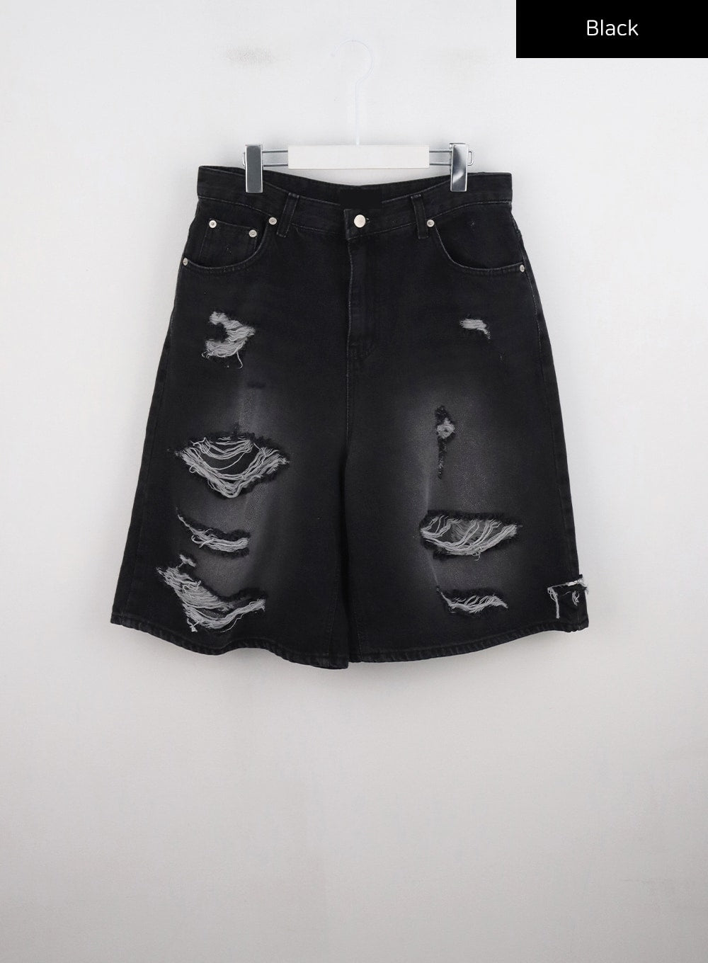 Ripped Bermuda Pants Unisex CG303