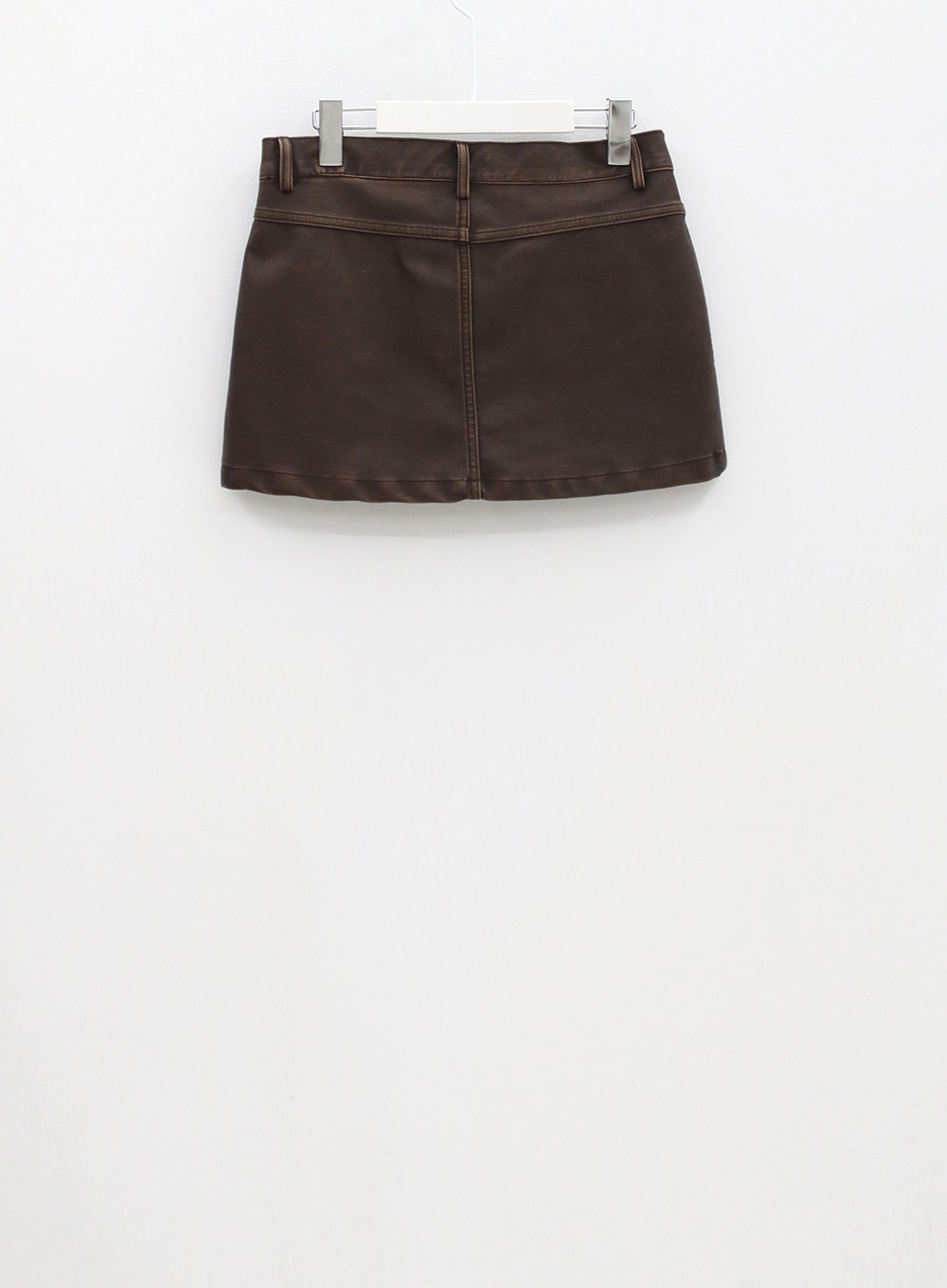 Faux Leather Mini Skirt CM316