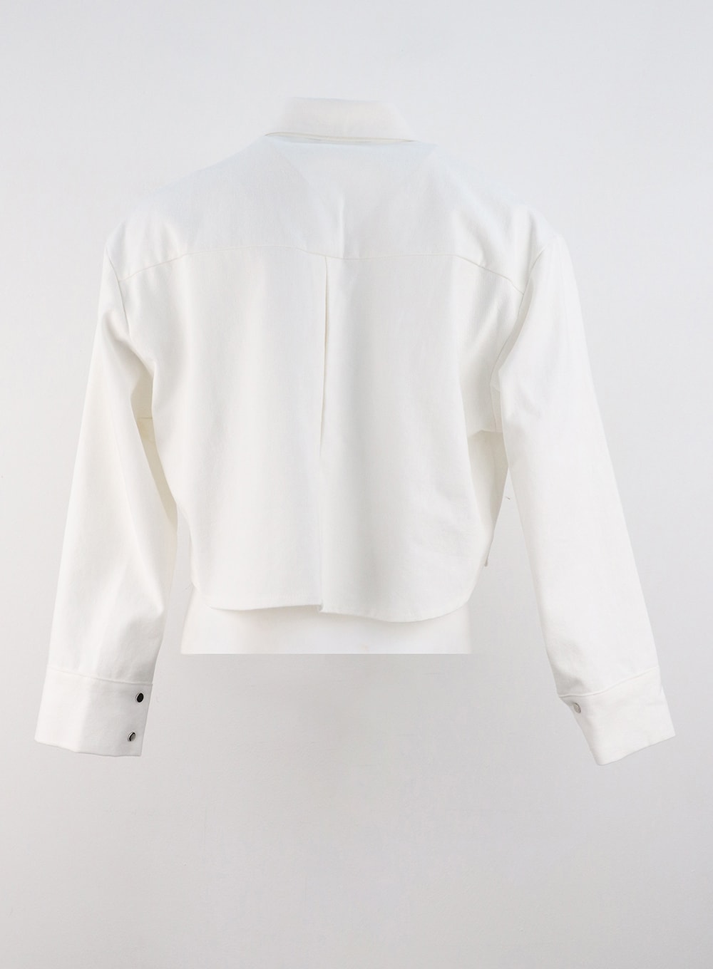 Collared Cotton Crop Jacket OG318
