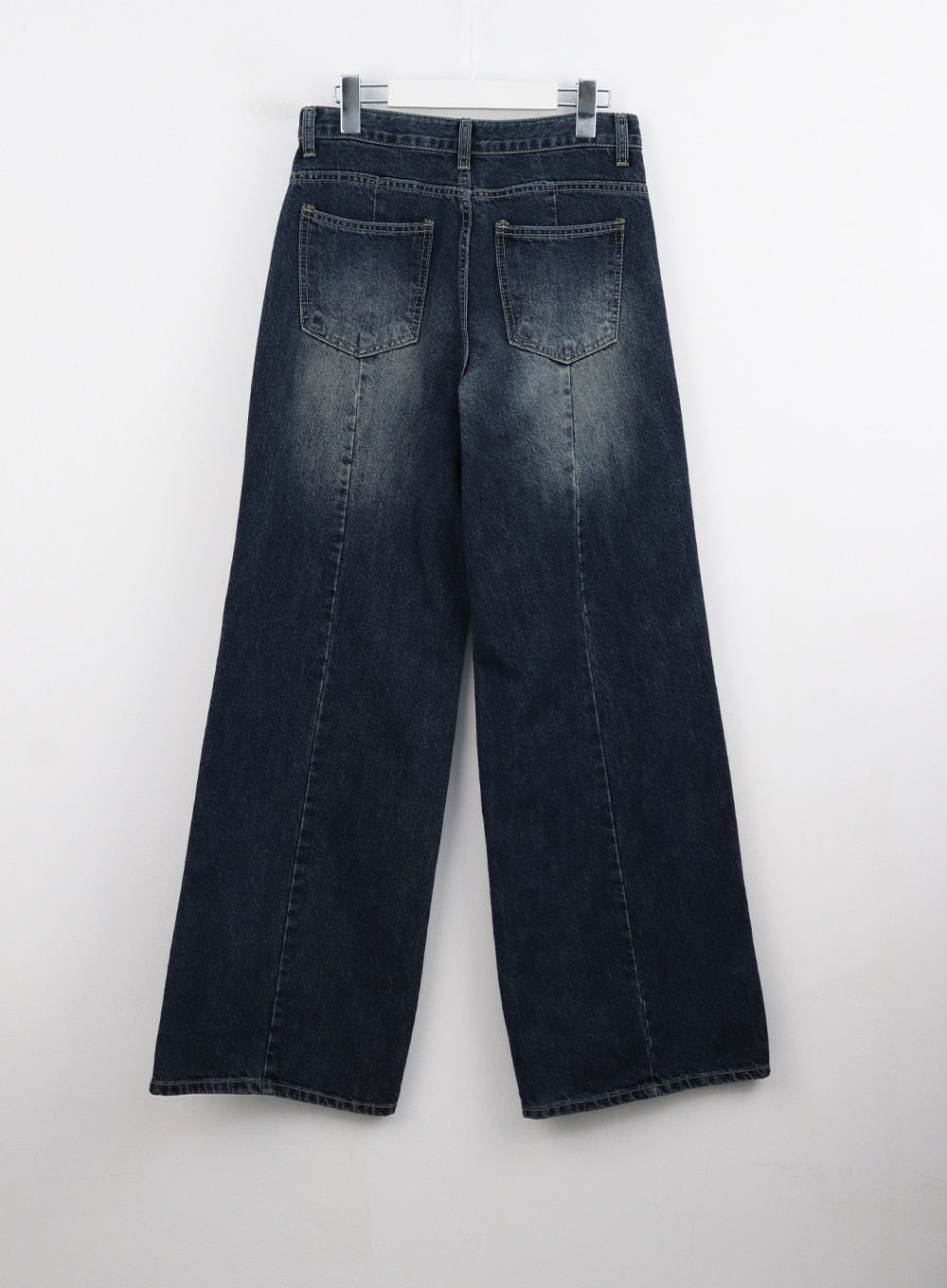 Low Rise Washed Wide Jeans CG315
