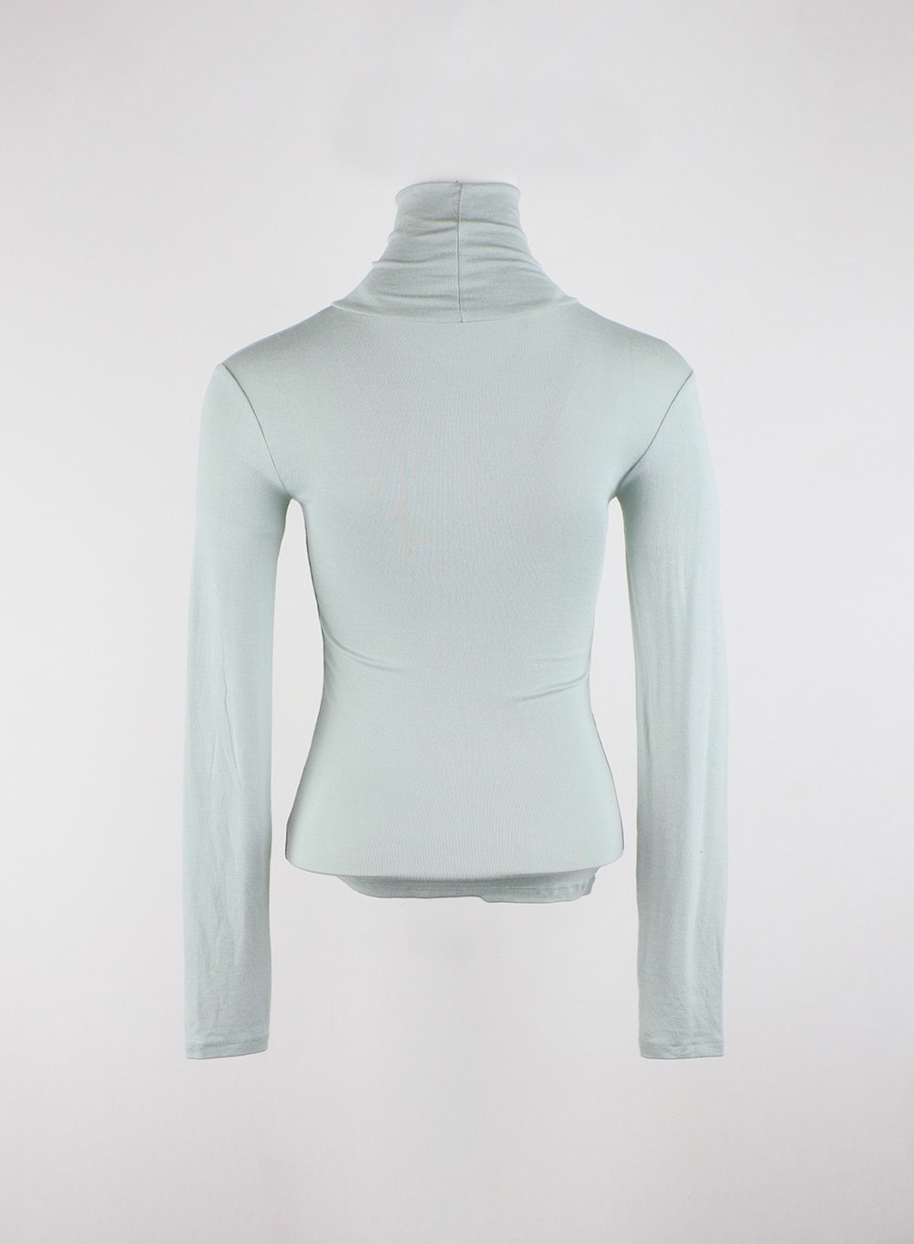 Slim Fit Turtleneck Top with Thumb Hole Sleeve OD327