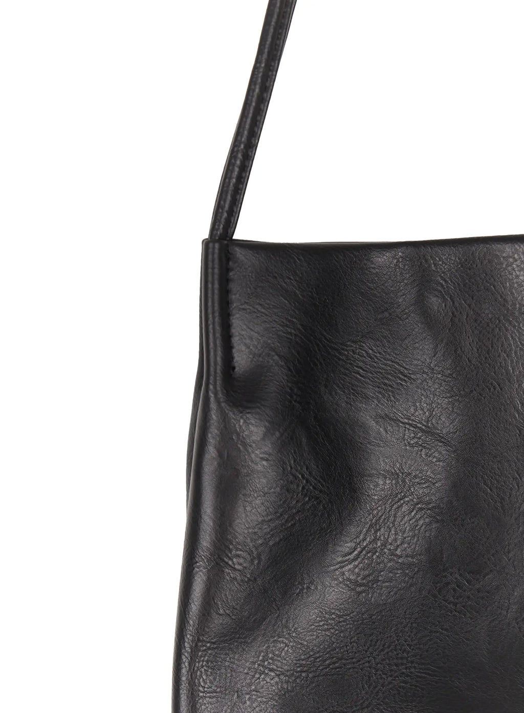 Faux Leather Classic Shoulder Bag CU513