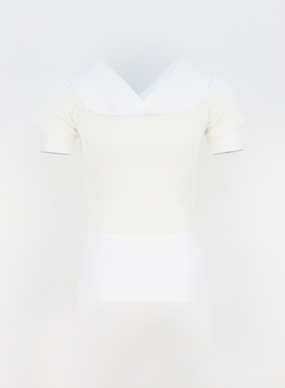 Off-Shoulder Cropped Top CA328