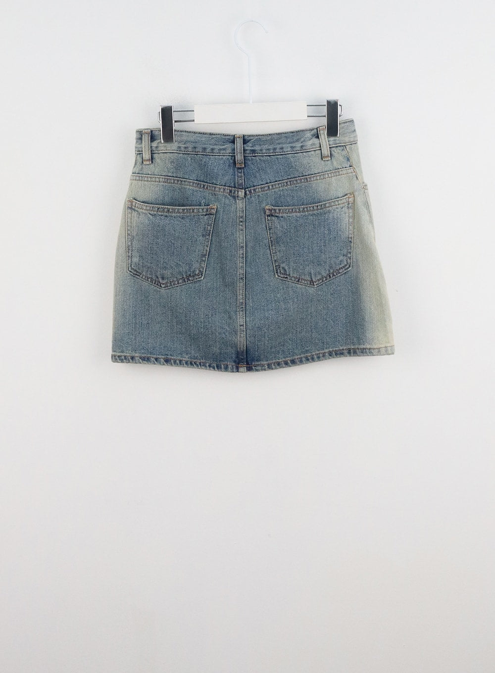 Mid-Rise Denim Mini Skirt CL318