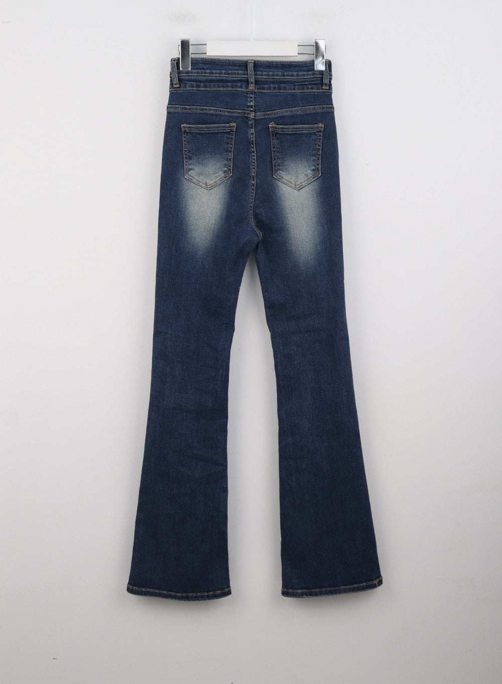 Washed Cotton Bootcut Jeans CG321