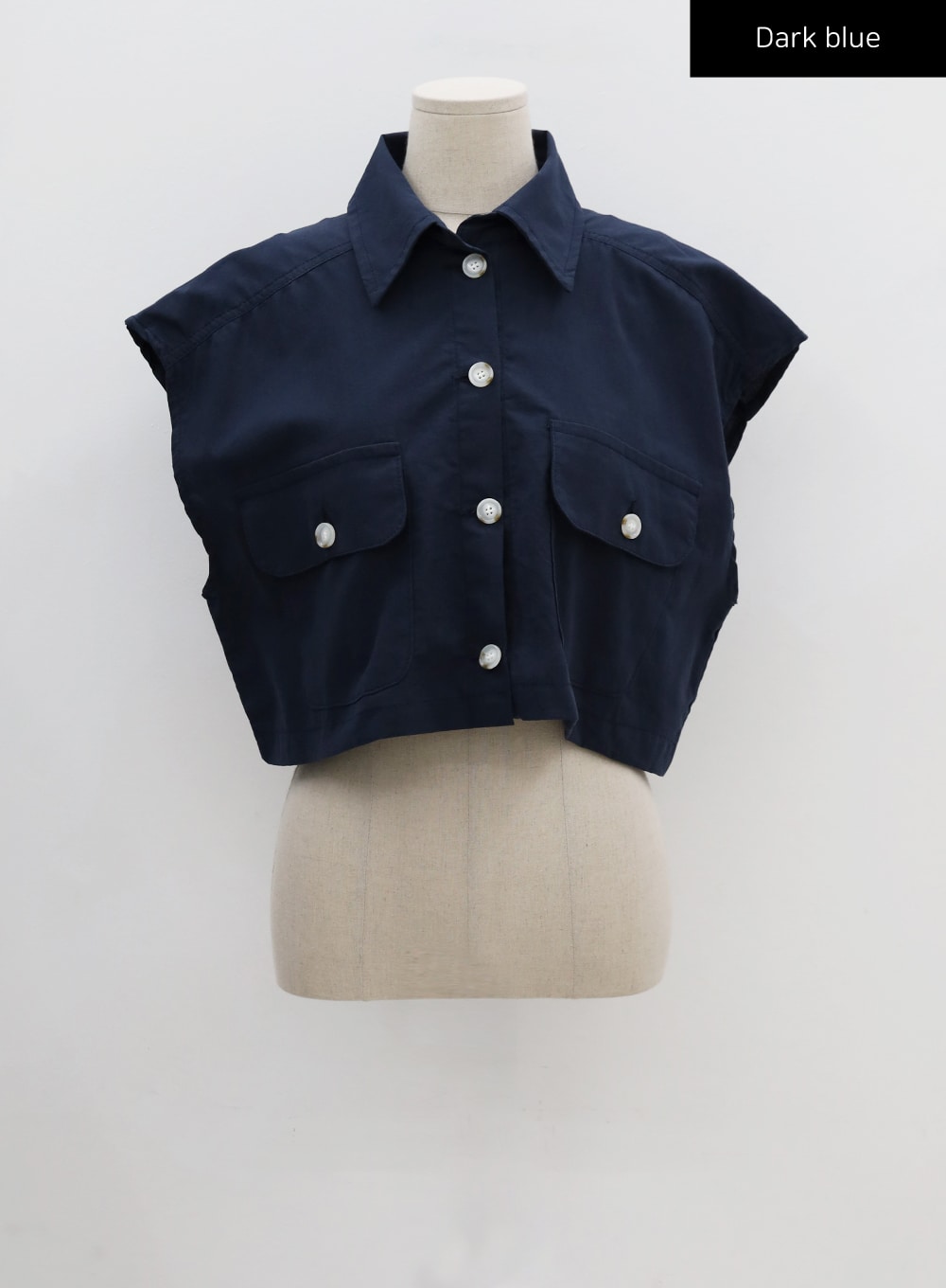 Linen Crop Shirt CU22