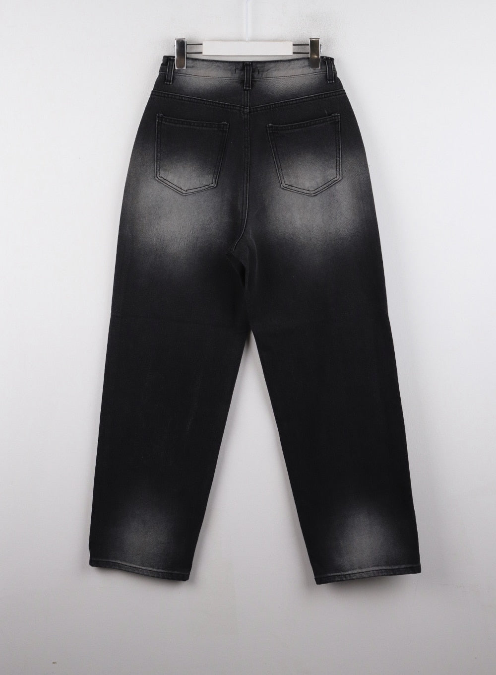 Mid-Rise Long Length Straight Cut Jeans CD320