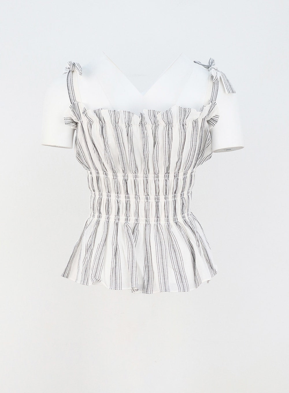 Stripe Frill Top OY326