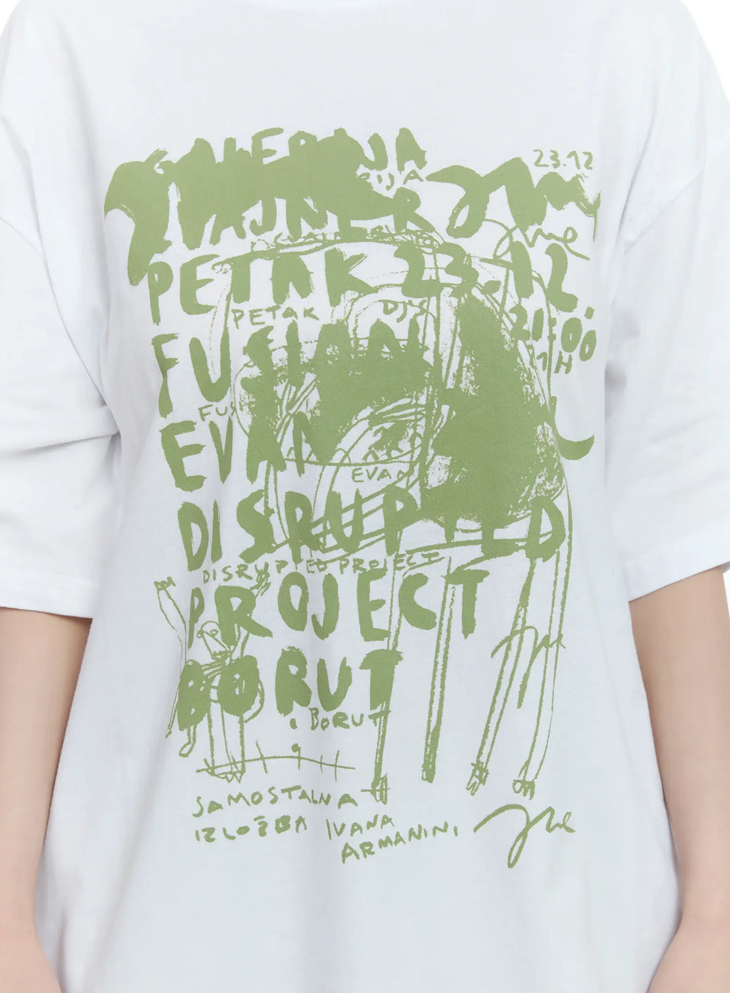 Graphic Oversized Tee CL530