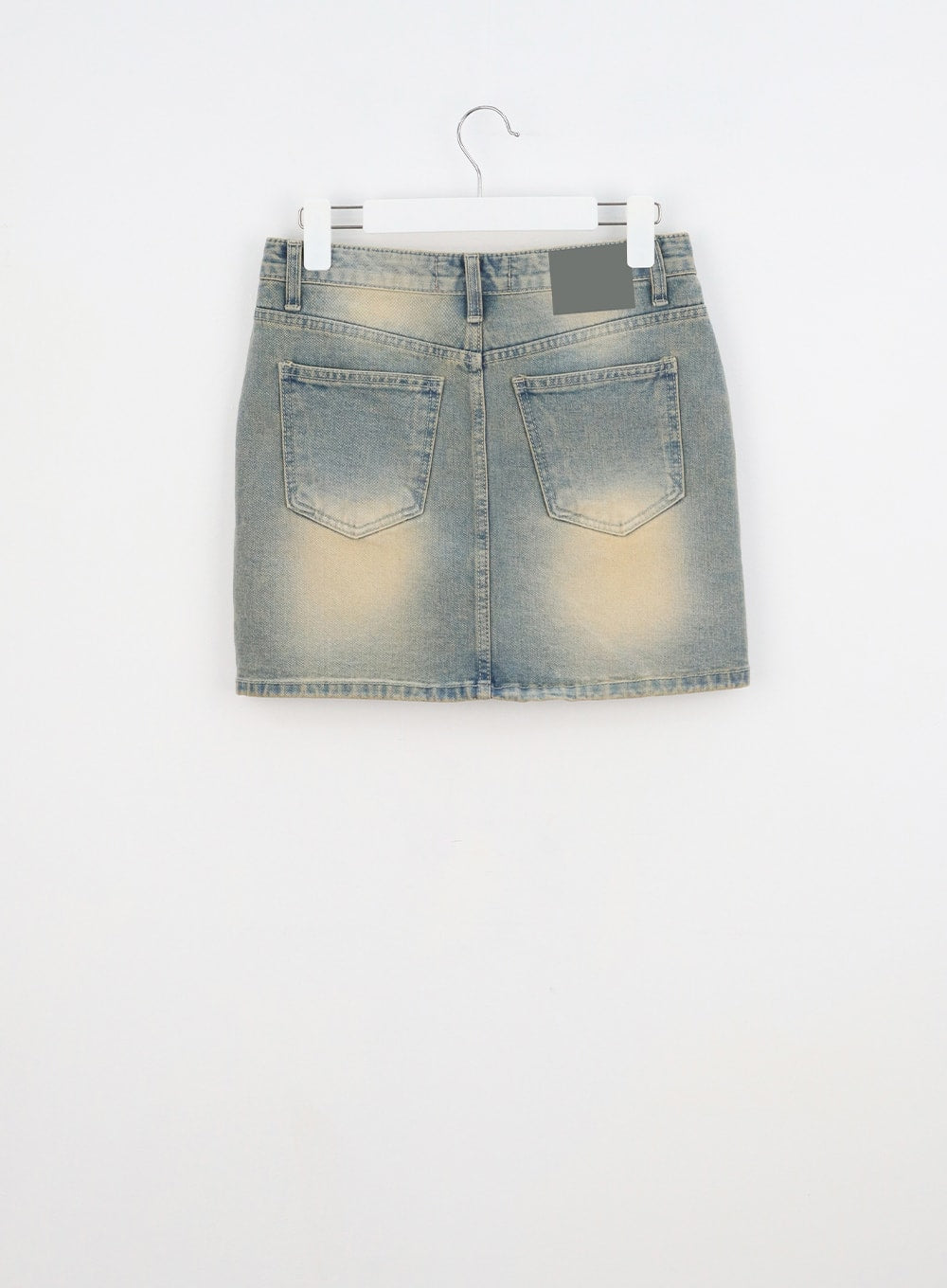Light Wash Denim Mini Skirt CY324