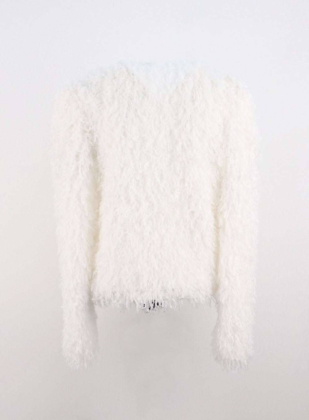 Snowy Plush Front-Tie Cardigan CO318