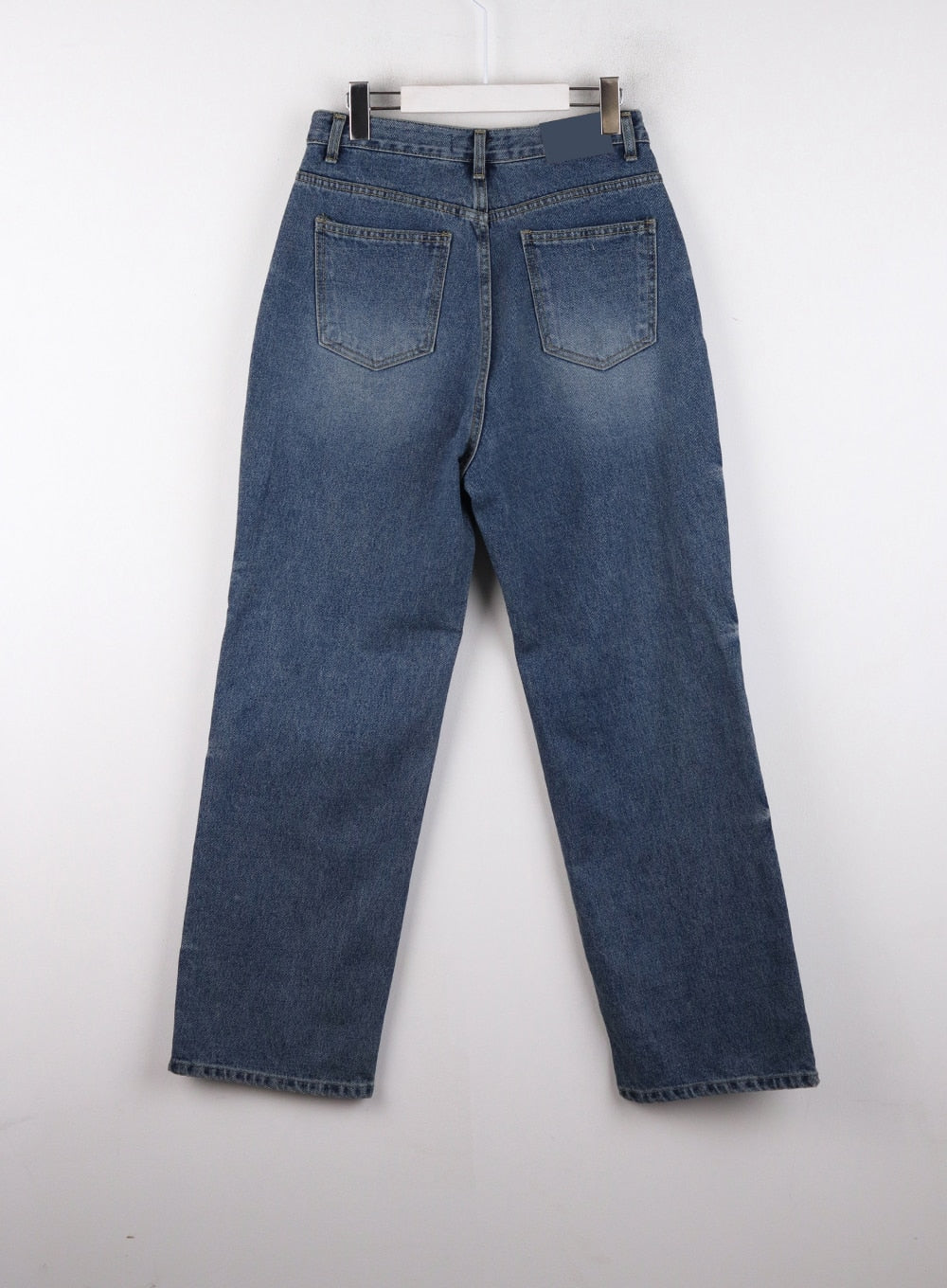 Washed Denim Wide Leg Jeans CD308