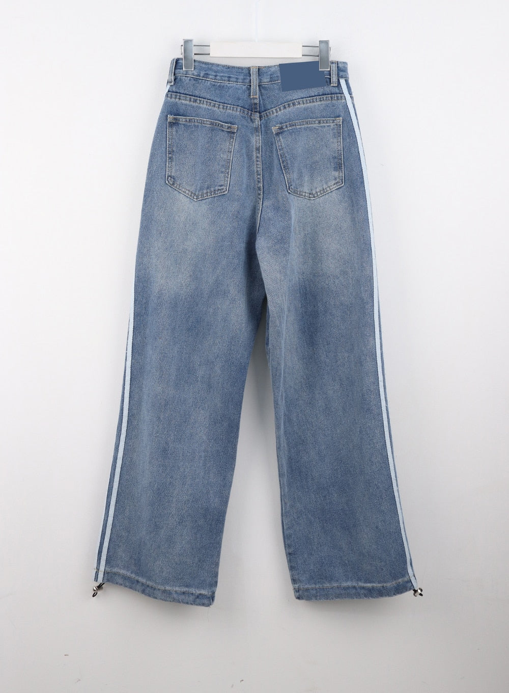 Side Stripes Wide Leg Jeans CS314
