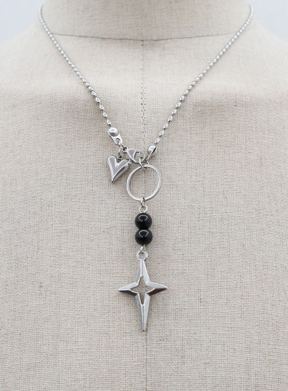 Star And Heart Necklace CN24