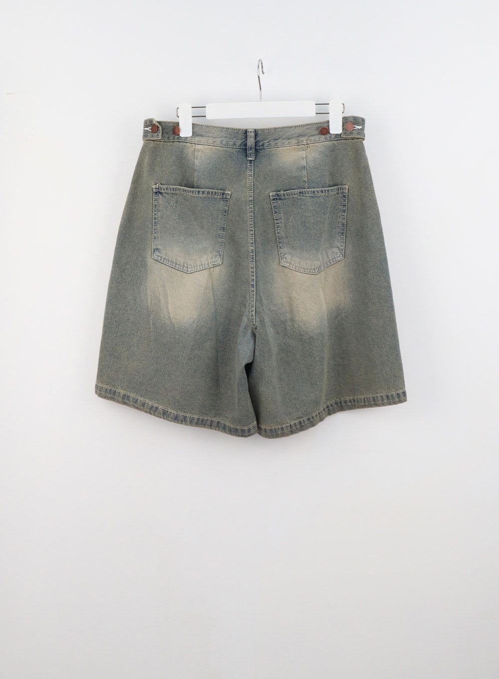 Low Rise Denim Bermuda Pants CU316