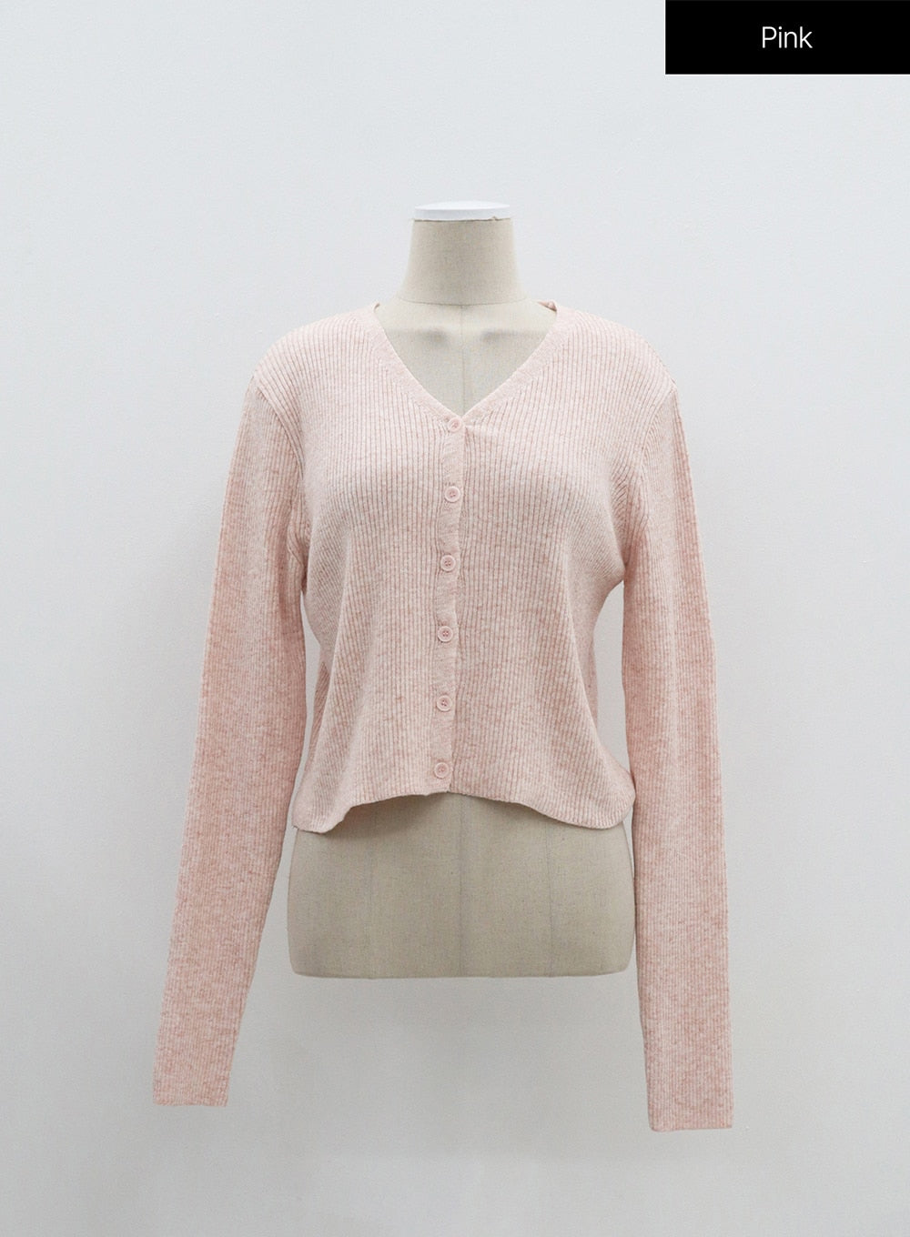 Ribbed Knit Cardigan OM329