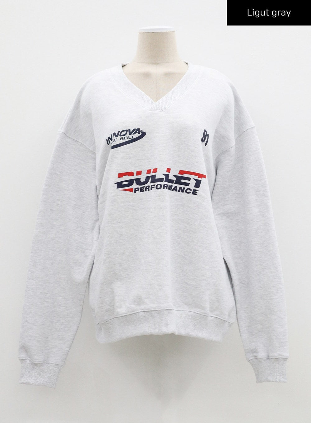 V-Neck Graphic Sweatshirt CF315