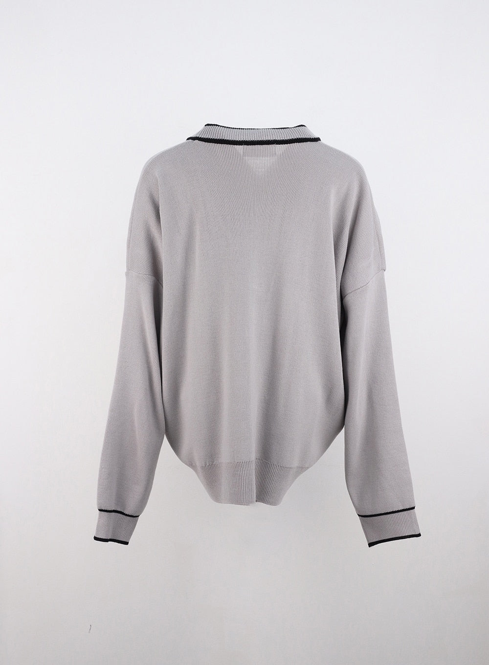 V-Neck Loose Fit Long Sleeve Cardigan OO323