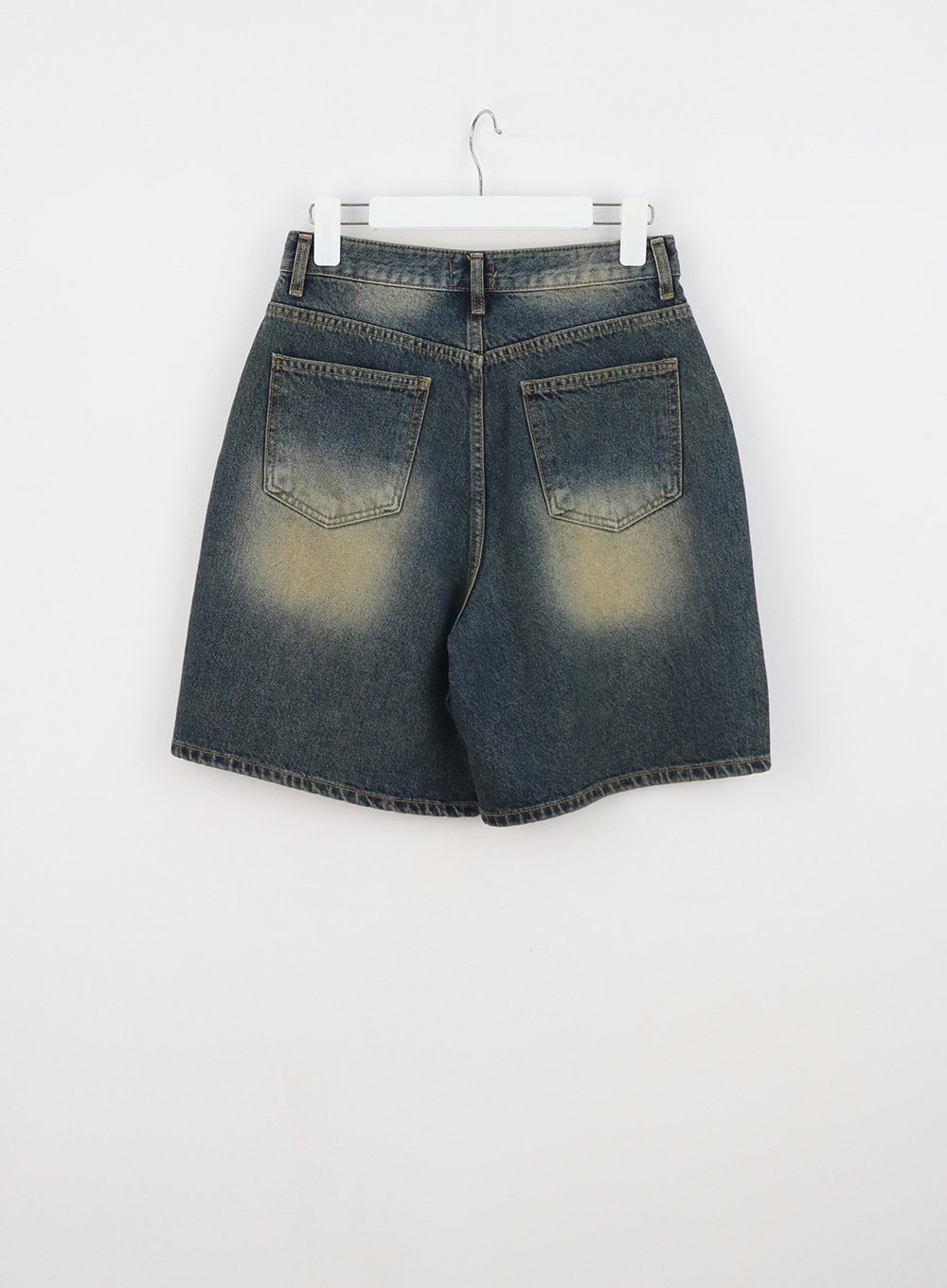 Wide Bermuda Denim Pants CY330