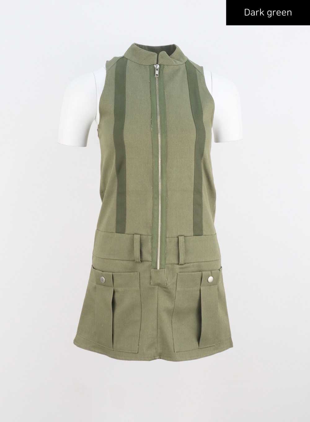 Zip-Up Mini Dress CU302