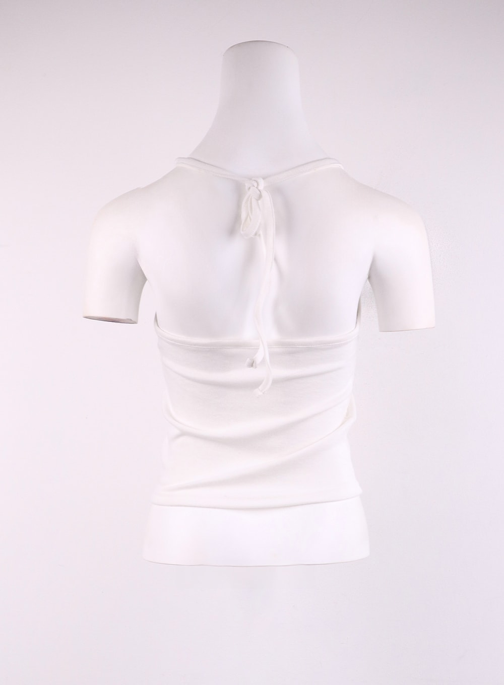 Solid Halter Crop Top CJ425