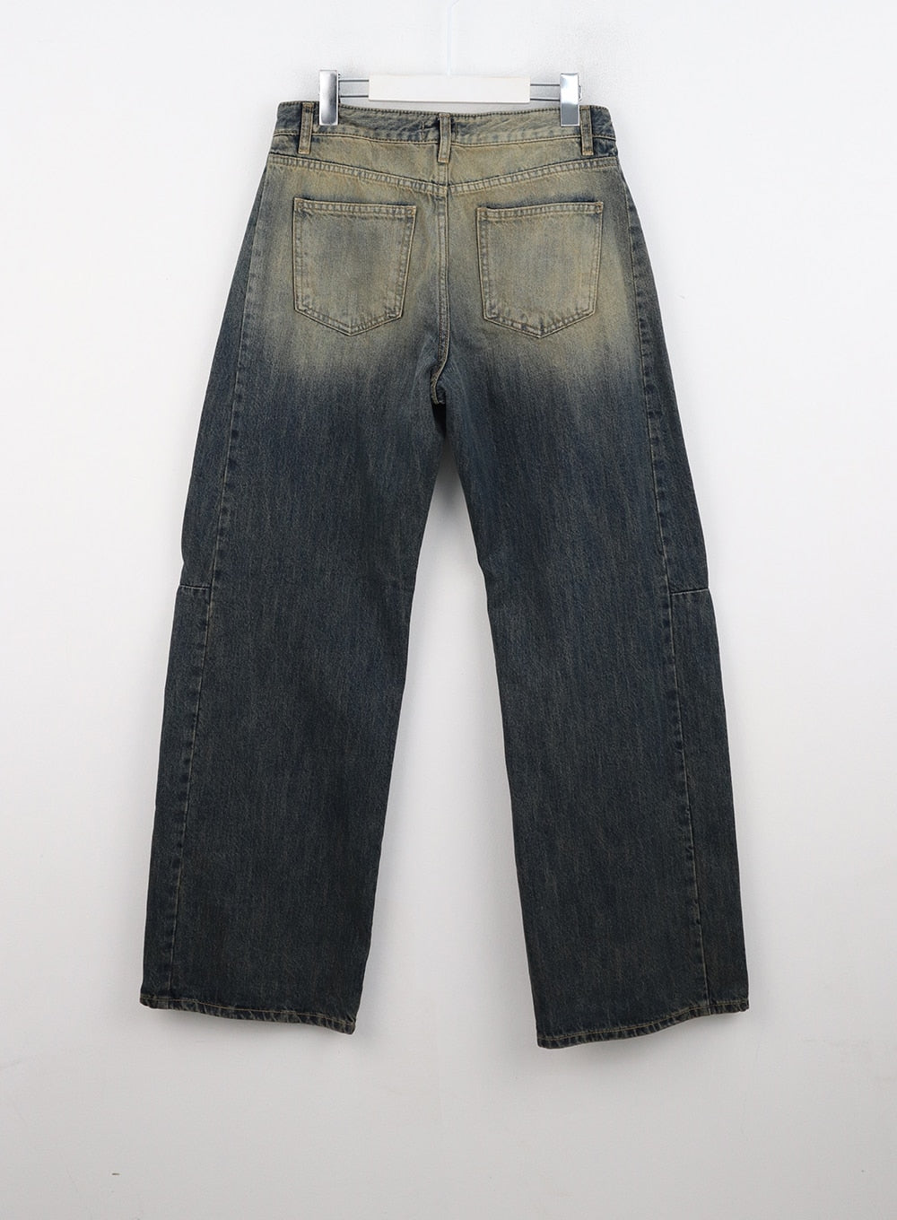 Washed Wide Leg Jeans CN324