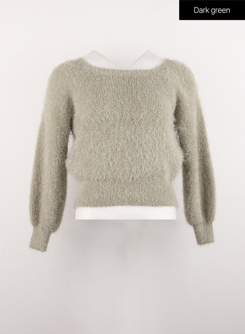 Fuzzy Off-Shoulder Sweater OG327